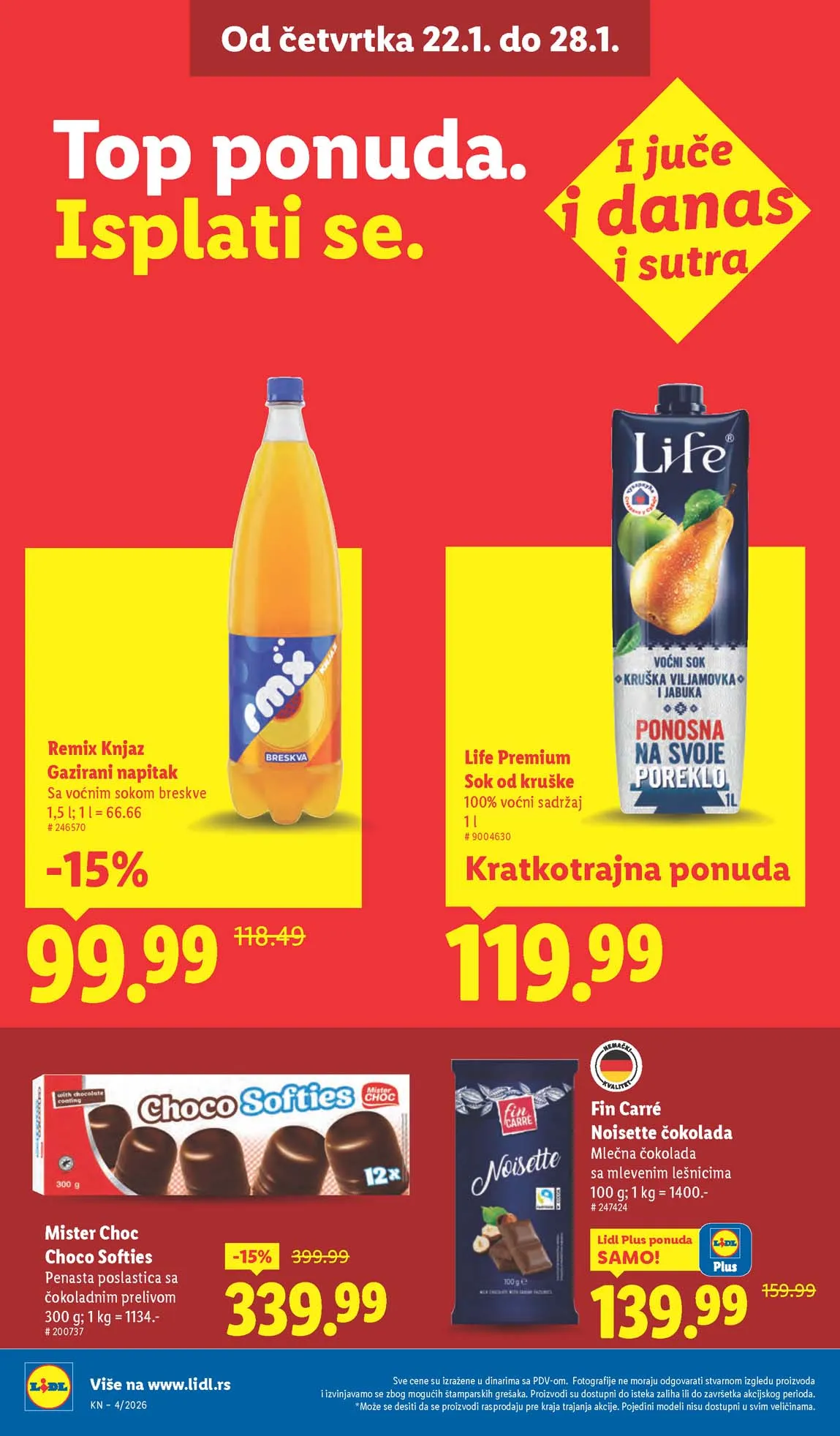 Lidl akcija sniženja