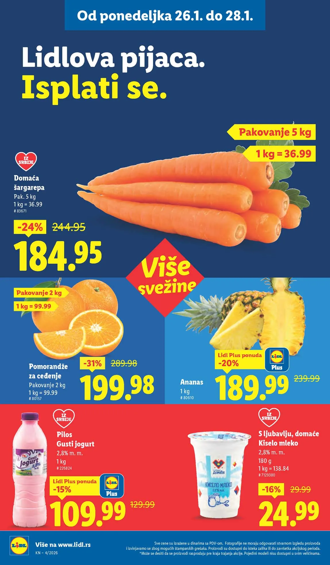 Lidl akcija sniženja