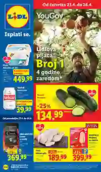 Lidl akcija novi katalog sniženja do 29.04.2026 Srbija