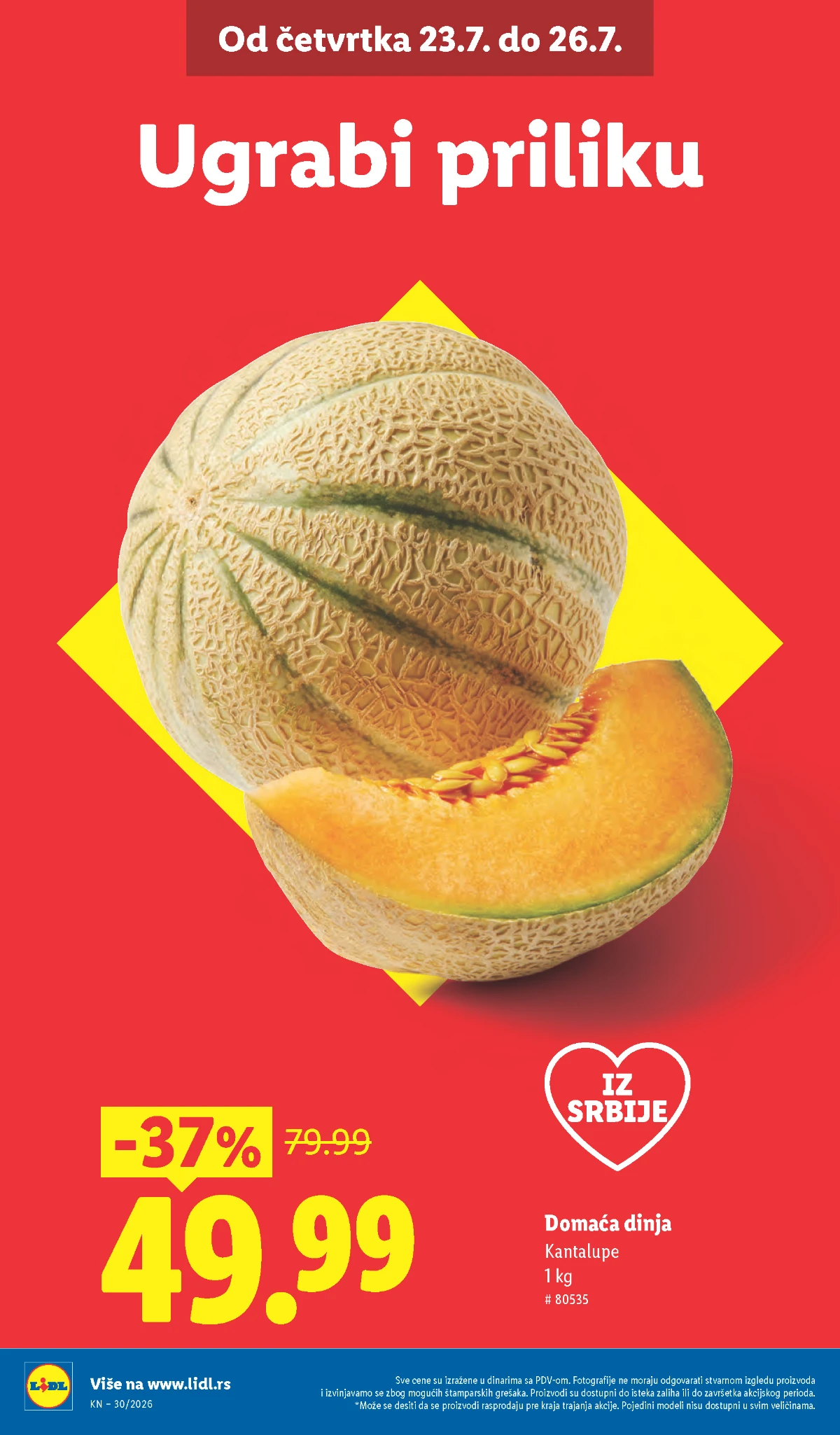 Lidl katalog – domaće borovnice i akcijske cene voća u Lidlovoj pijaci