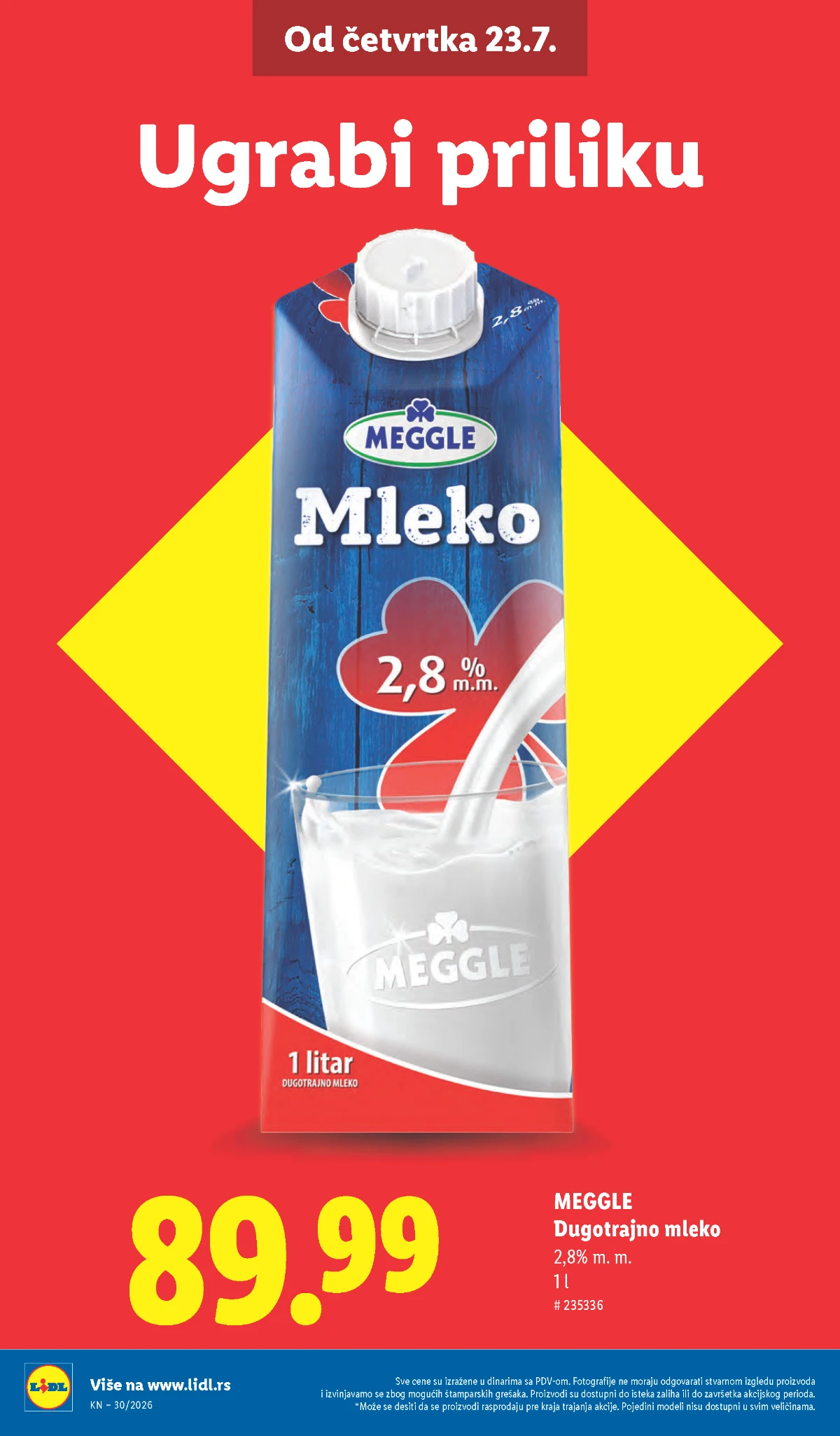 Lidl katalog – Chef Select bageti sa začinskim biljem ili belim lukom po ceni od 174,99 dinara