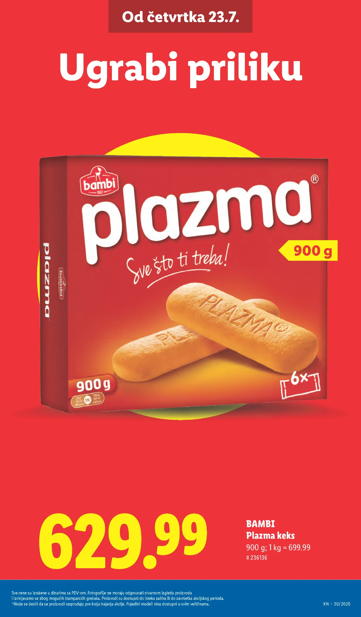 Lidl katalog – Milbona burata sir i Napoli pizza podloga po zajedničkoj ceni od 599,98 dinara