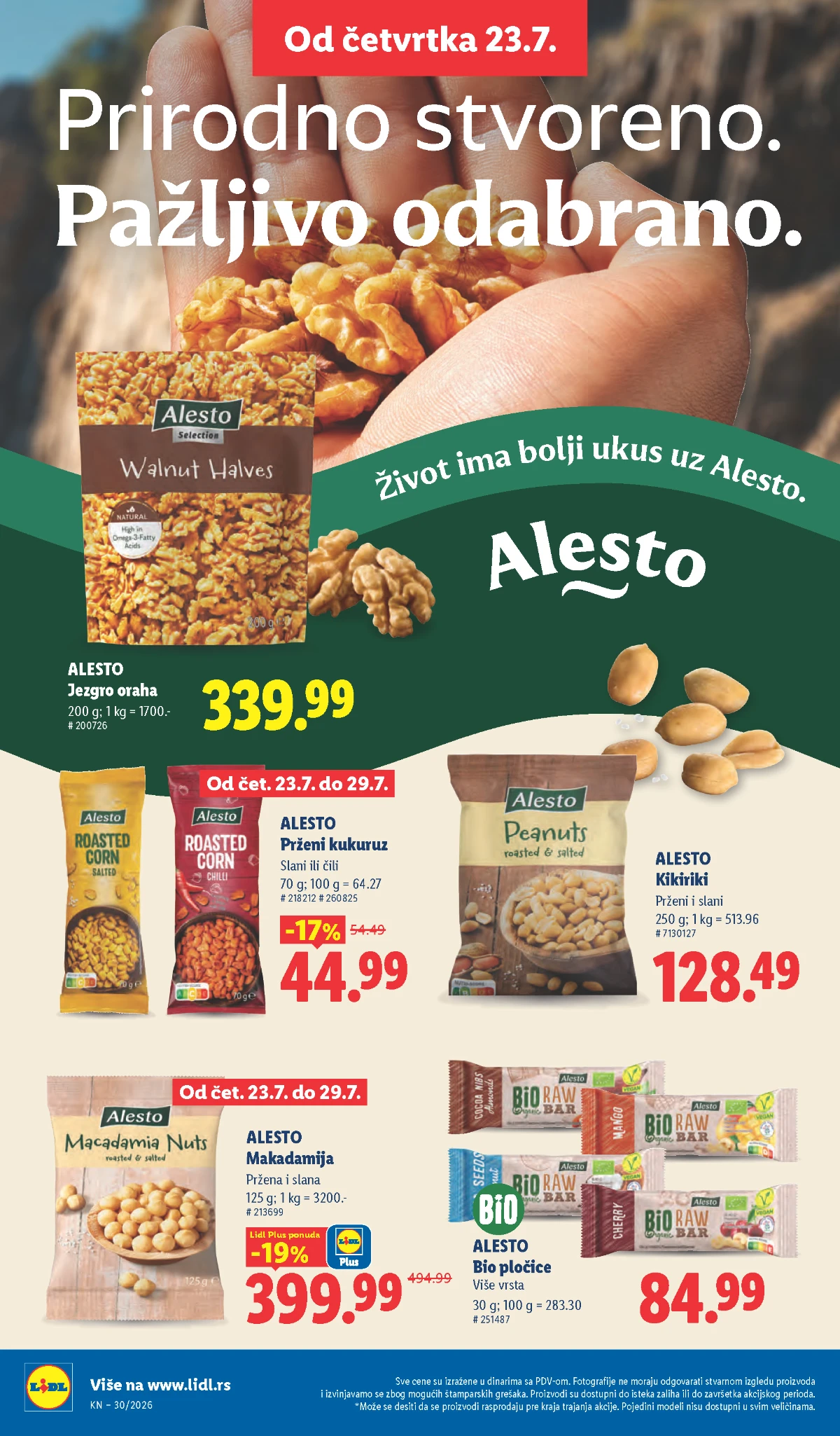Slatkiši i kafa na akciji Čokolade, kafa, vafli i slatkiši po Lidl cenama
