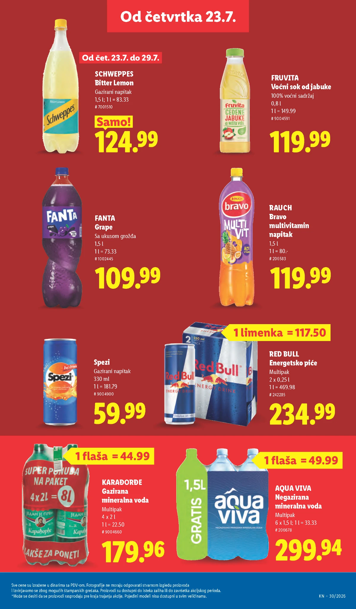 Barilla testenina i pesto sos na akciji Barilla proizvodi, pesto sos i smrznuto povrće po Lidl cenama