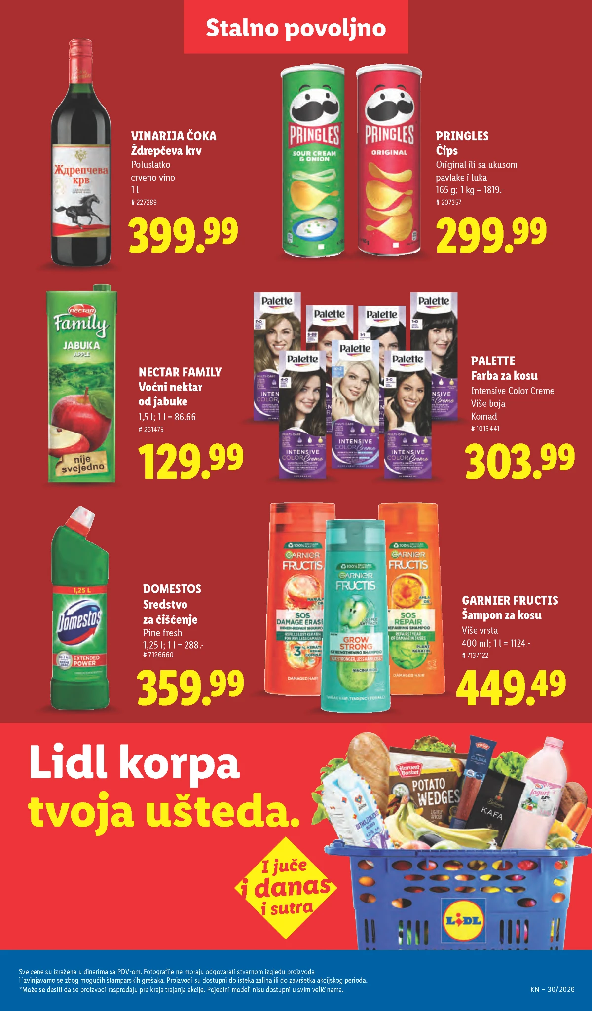 Deterdženti i sredstva za održavanje doma Persil Ariel Vanish Violeta i Pink Stuff na akciji