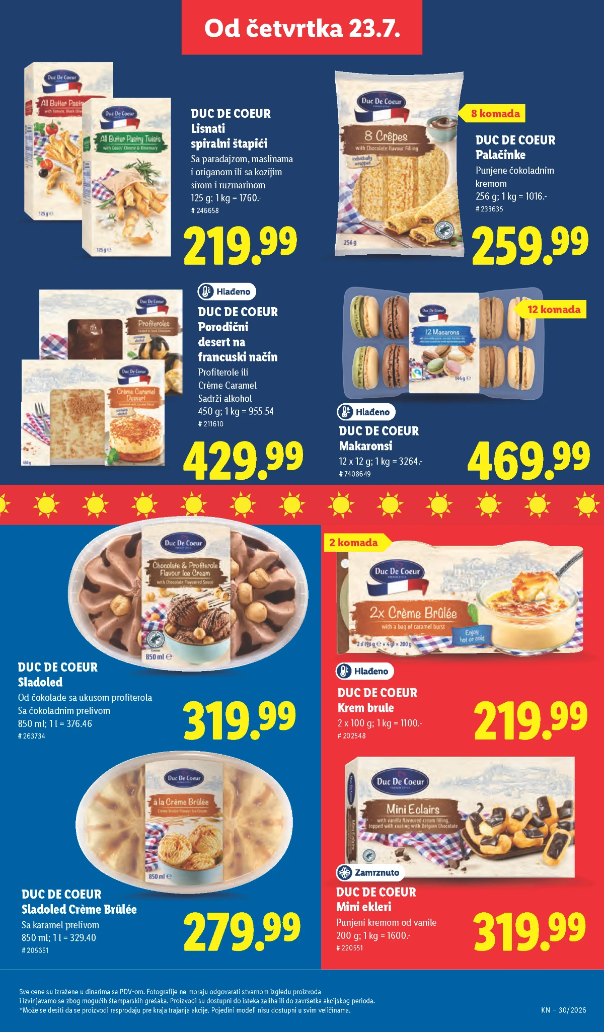 McEnnedy burger i breakfast ponuda Burger program i americki dorucak na akciji