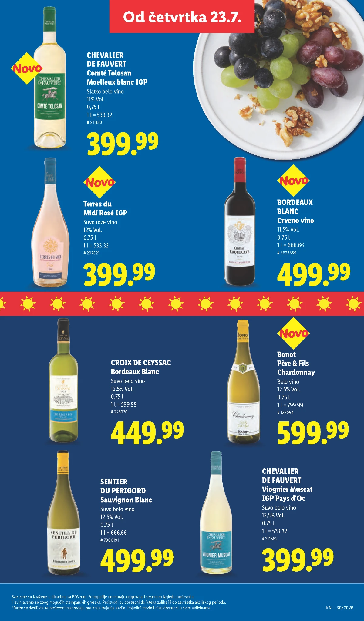 Lidl specijaliteti Evrope i alkoholna pića od 18.06.2026