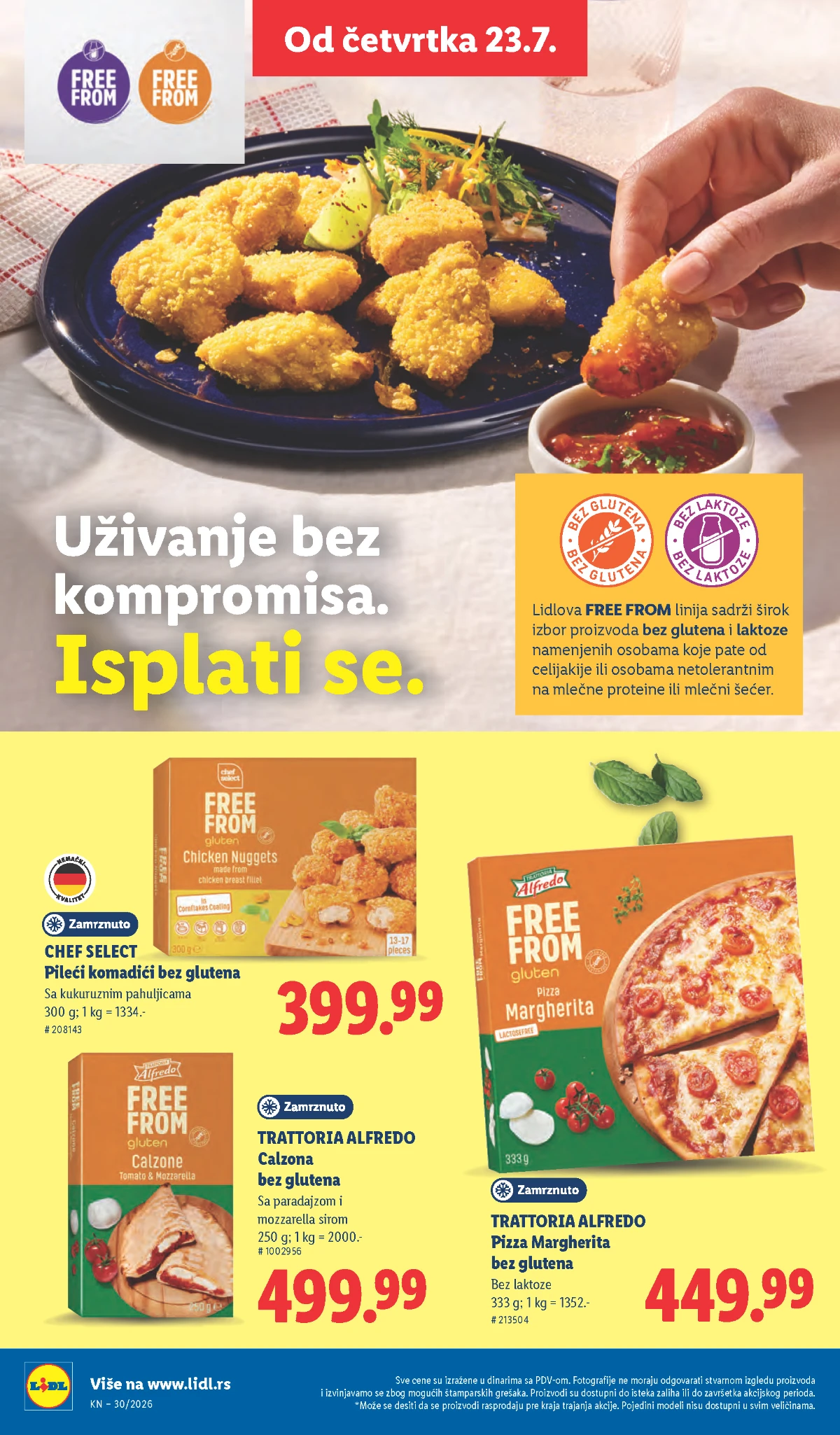 Lidl deserti, vafli i sosovi od 18.06.2026