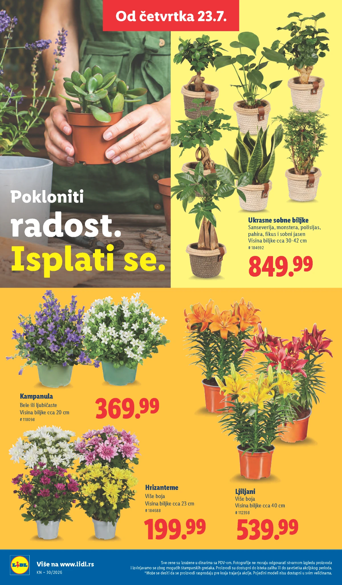 Lidl katalog strana 86 – akcijska ponuda do 29.07.2026. Lidl katalog strana 86 – Lidl akcije i sniženja krajem jula 2026