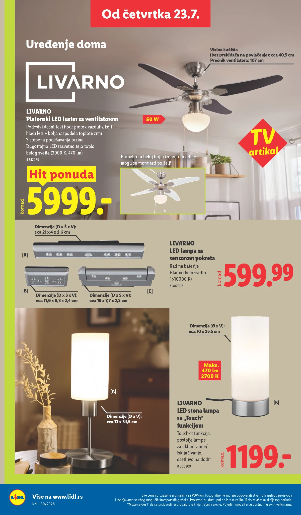 Lidl katalog strana 92 – akcijska ponuda do 29.07.2026. Lidl katalog strana 92 – Lidl proizvodi na akciji