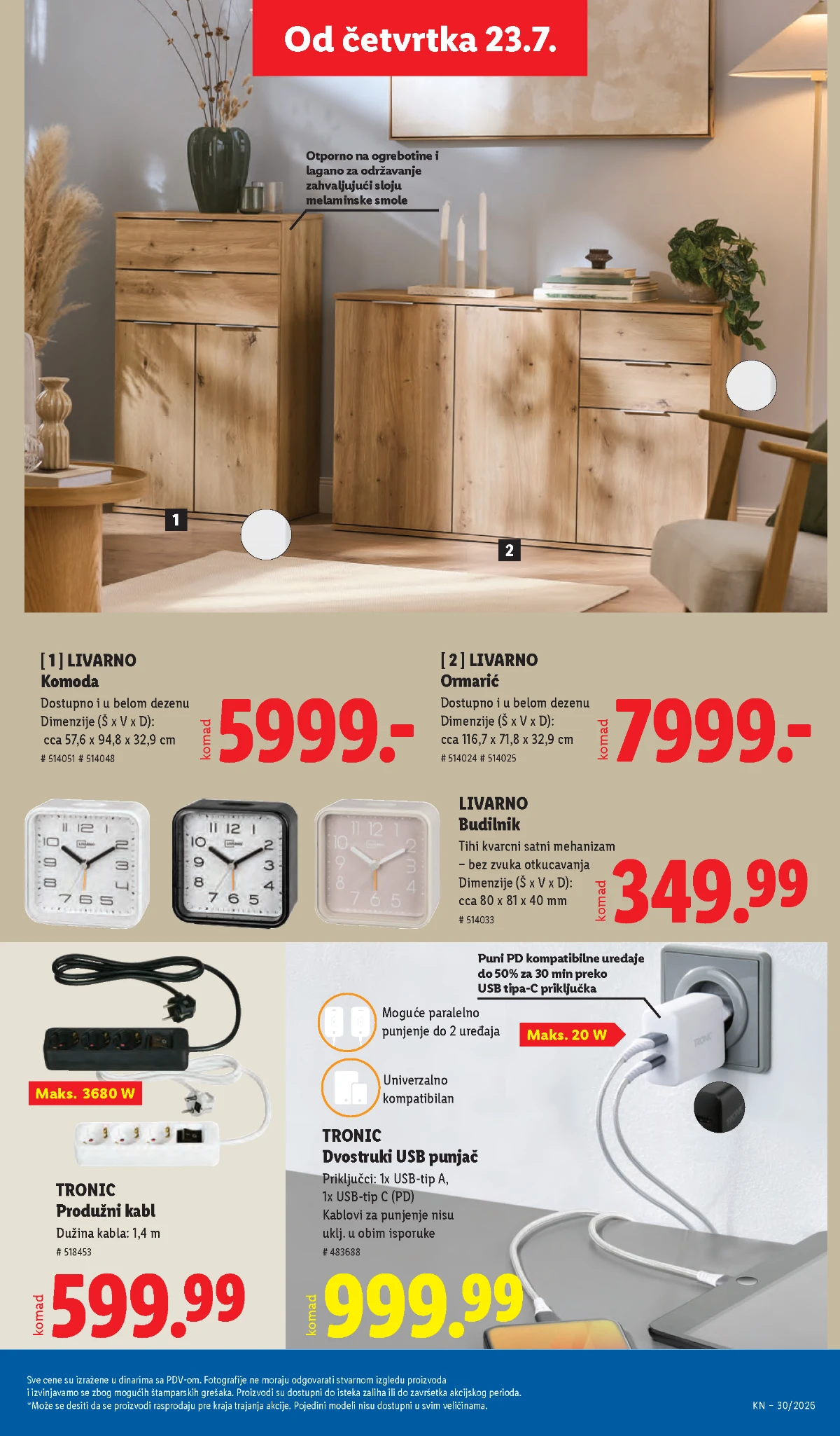 Lidl katalog strana 93 – akcijska ponuda do 29.07.2026. Lidl katalog strana 93 – Lidl sniženja i akcije