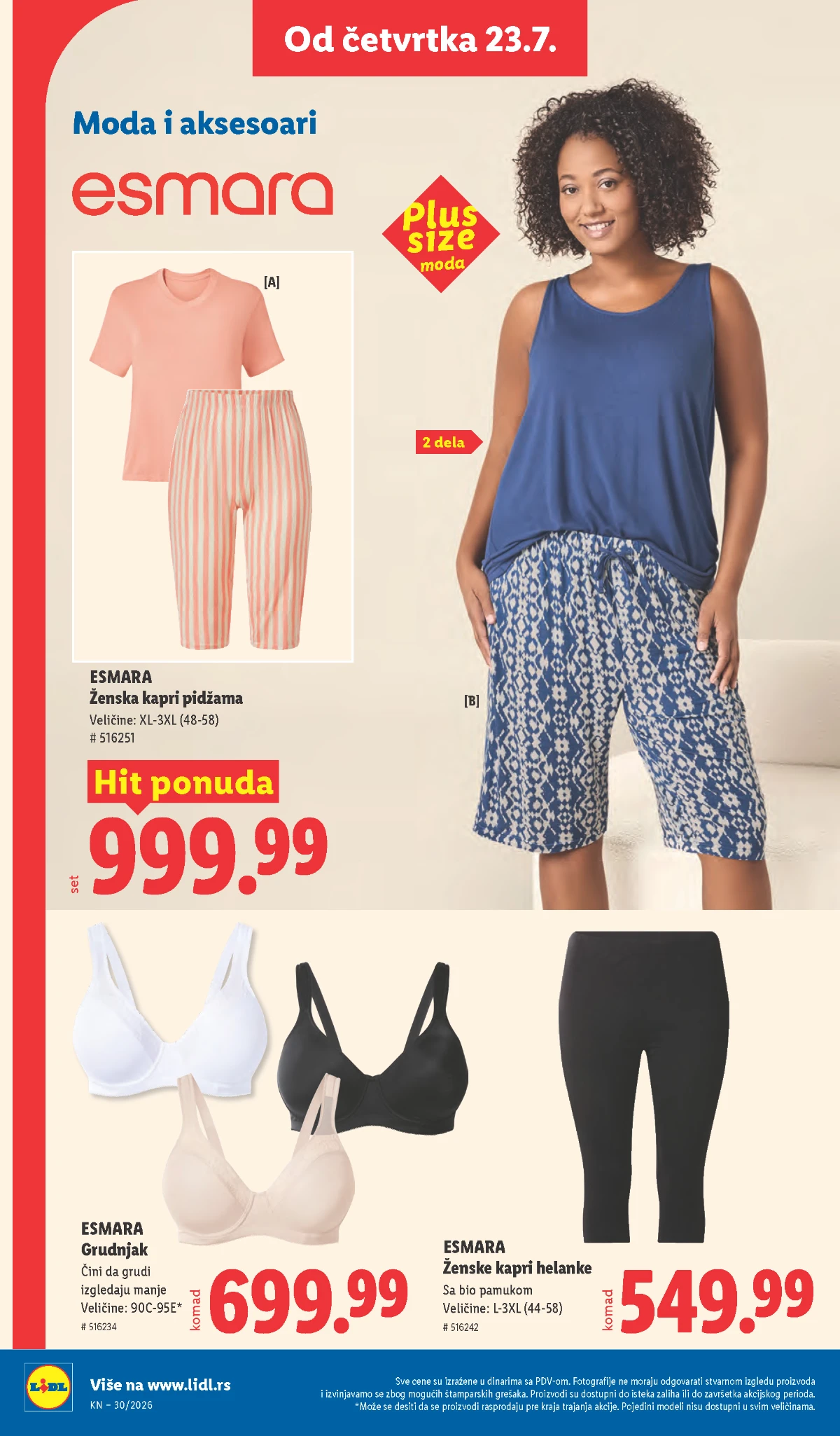 Lidl katalog strana 96 – akcijska ponuda do 29.07.2026. Lidl katalog strana 96 – Lidl akcije i sniženja krajem jula 2026