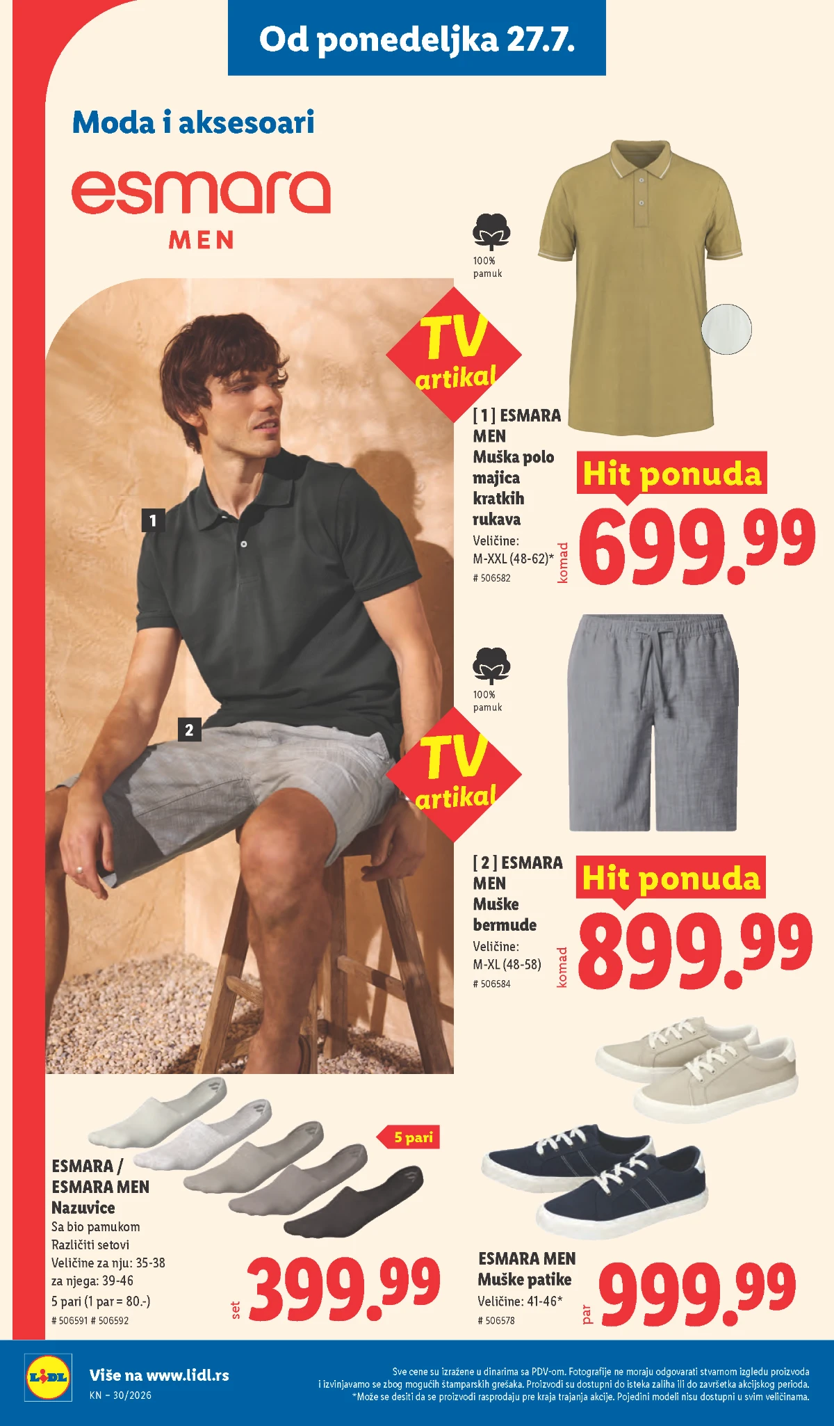 Lidl katalog strana 102 – ponuda do 29.07.2026. Lidl katalog strana 102 – Lidl akcije i sniženja