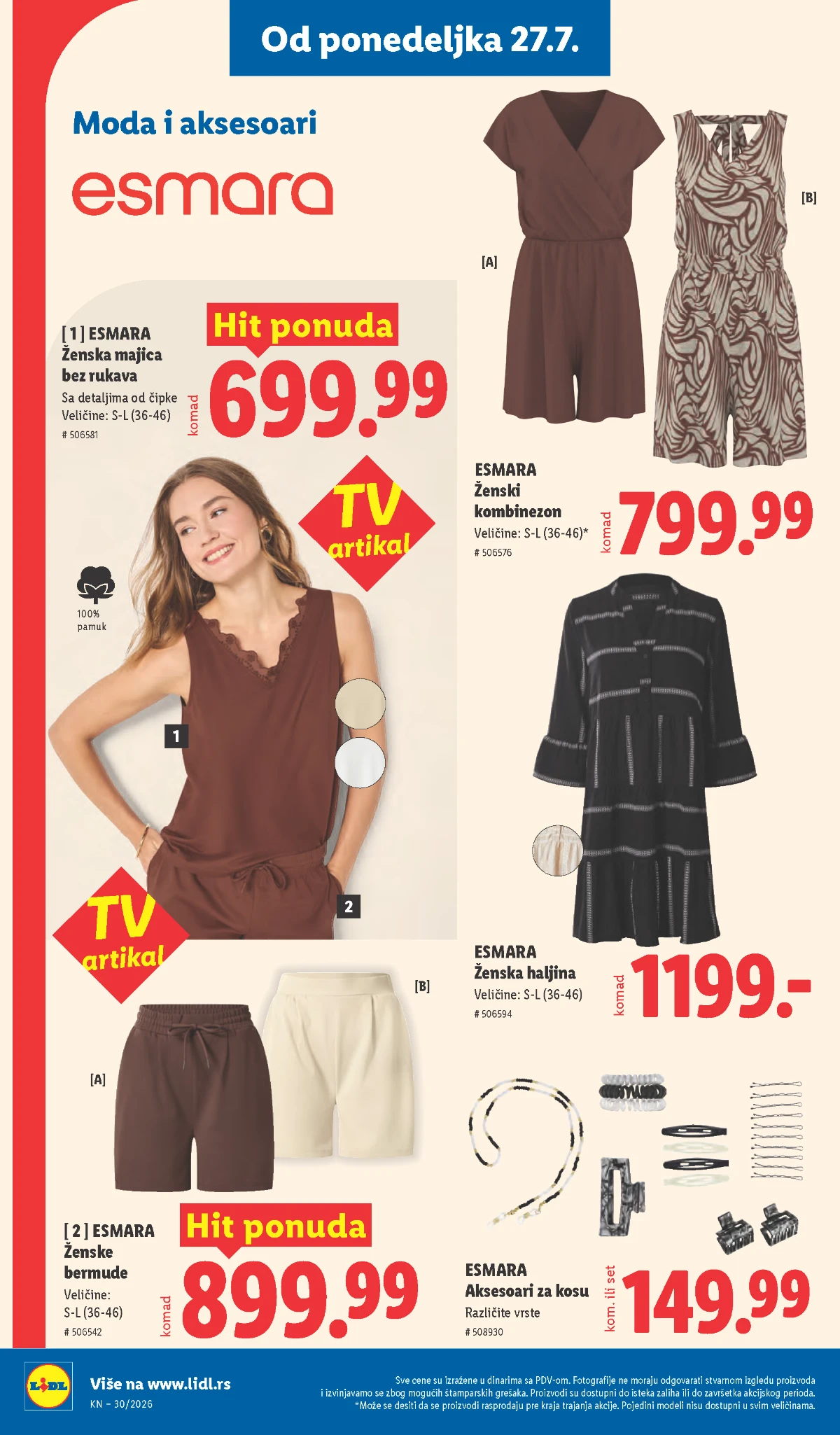 Lidl katalog strana 104 – ponuda do 29.07.2026. Lidl katalog strana 104 – Lidl akcije i sniženja