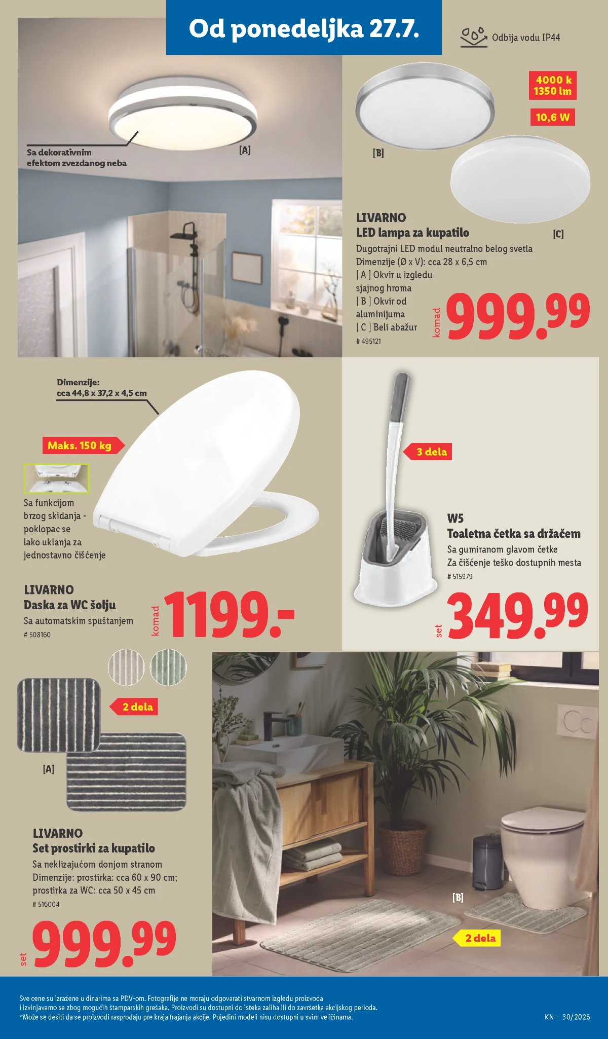 Lidl katalog strana 109 – ponuda do 29.07.2026. Lidl katalog strana 109 – Lidl akcije i sniženja
