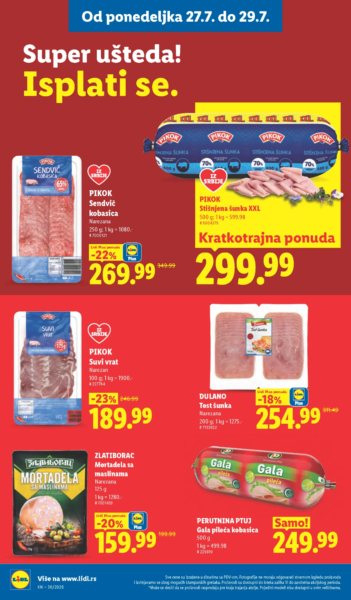 Lidl katalog strana 116 – ponuda do 29.07.2026. Lidl katalog strana 116 – Lidl akcije i sniženja
