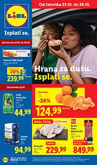 Lidl akcija – Isplati se! Katalog popusta do 29.10.2025