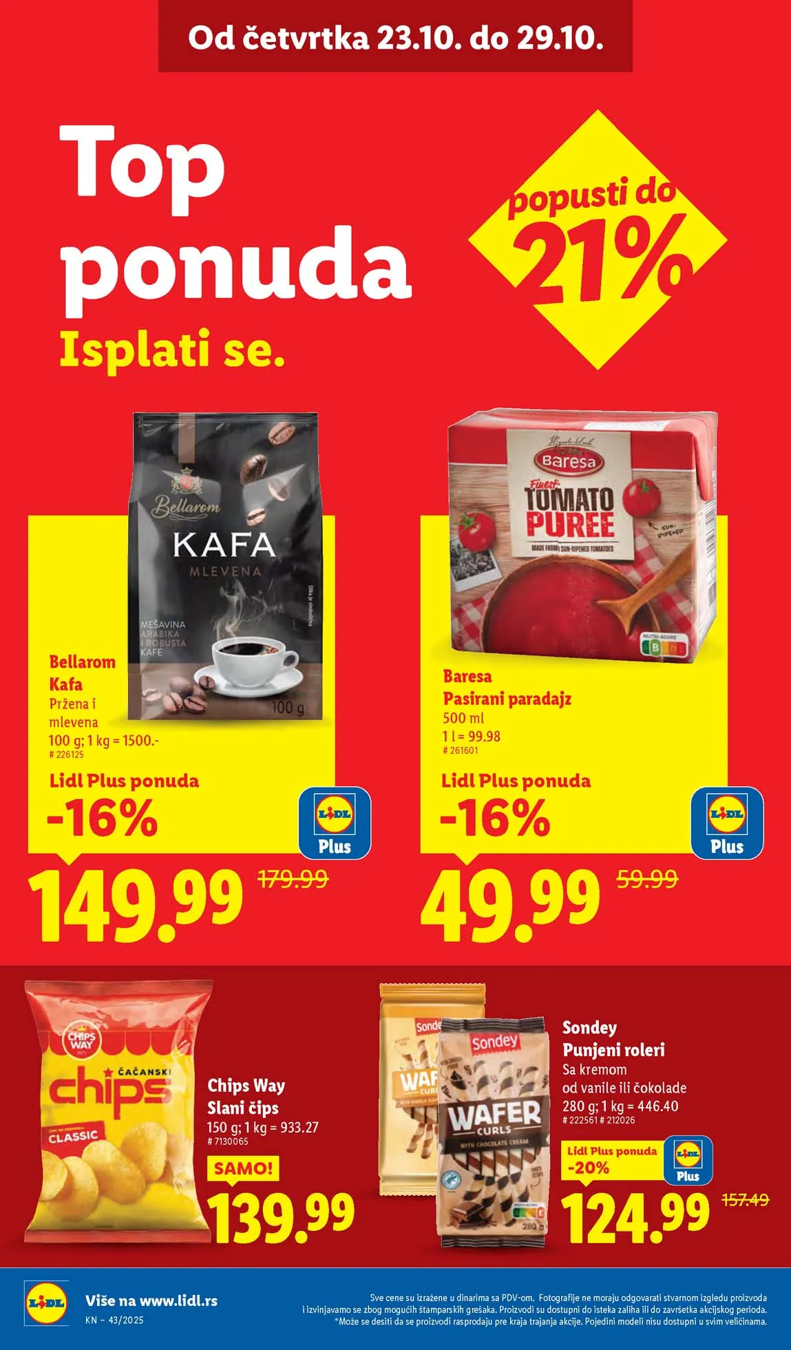 Lidl katalog sniženja Lidl akcija sniženja