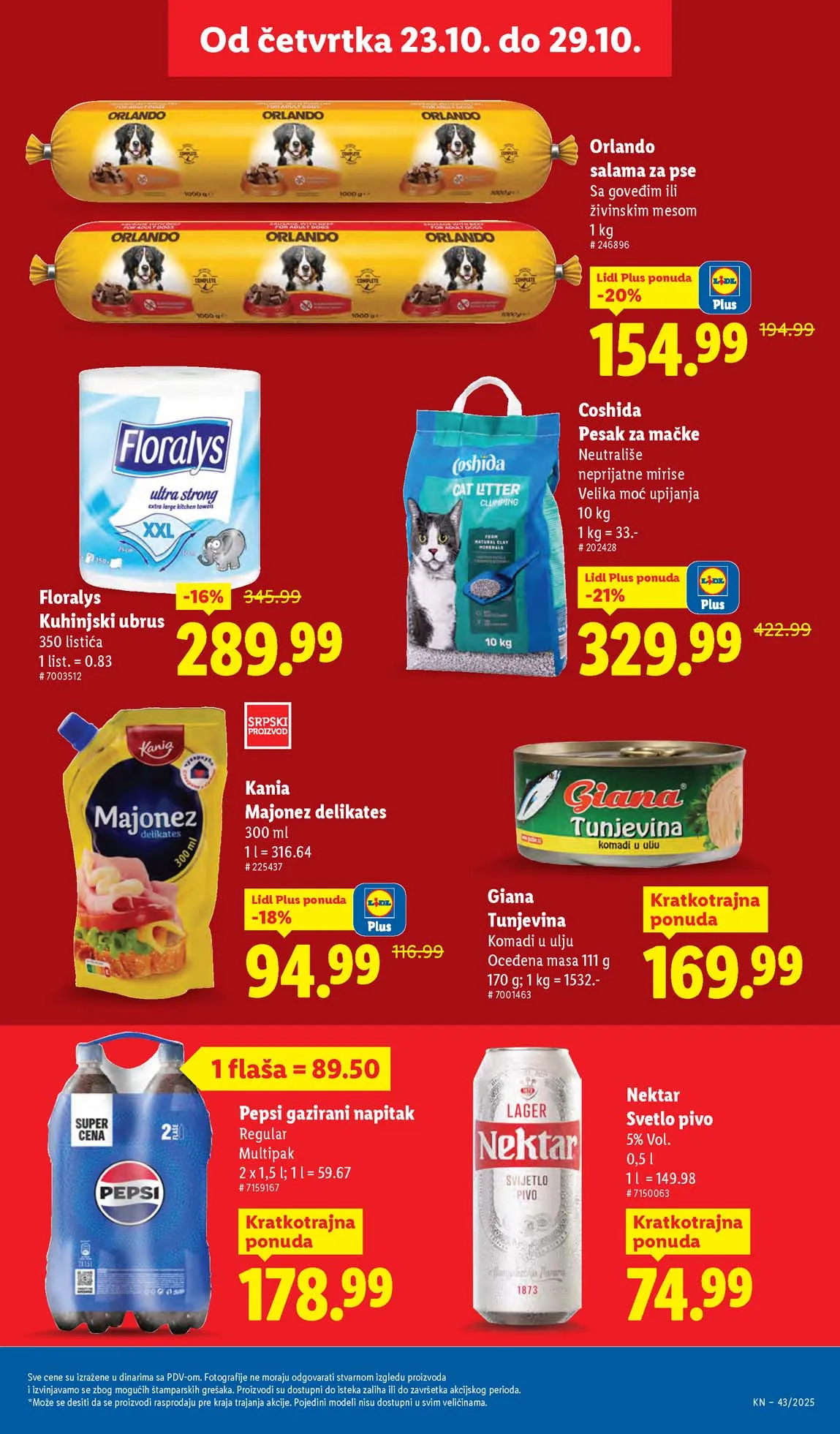 Lidl katalog sniženja Lidl akcija sniženja