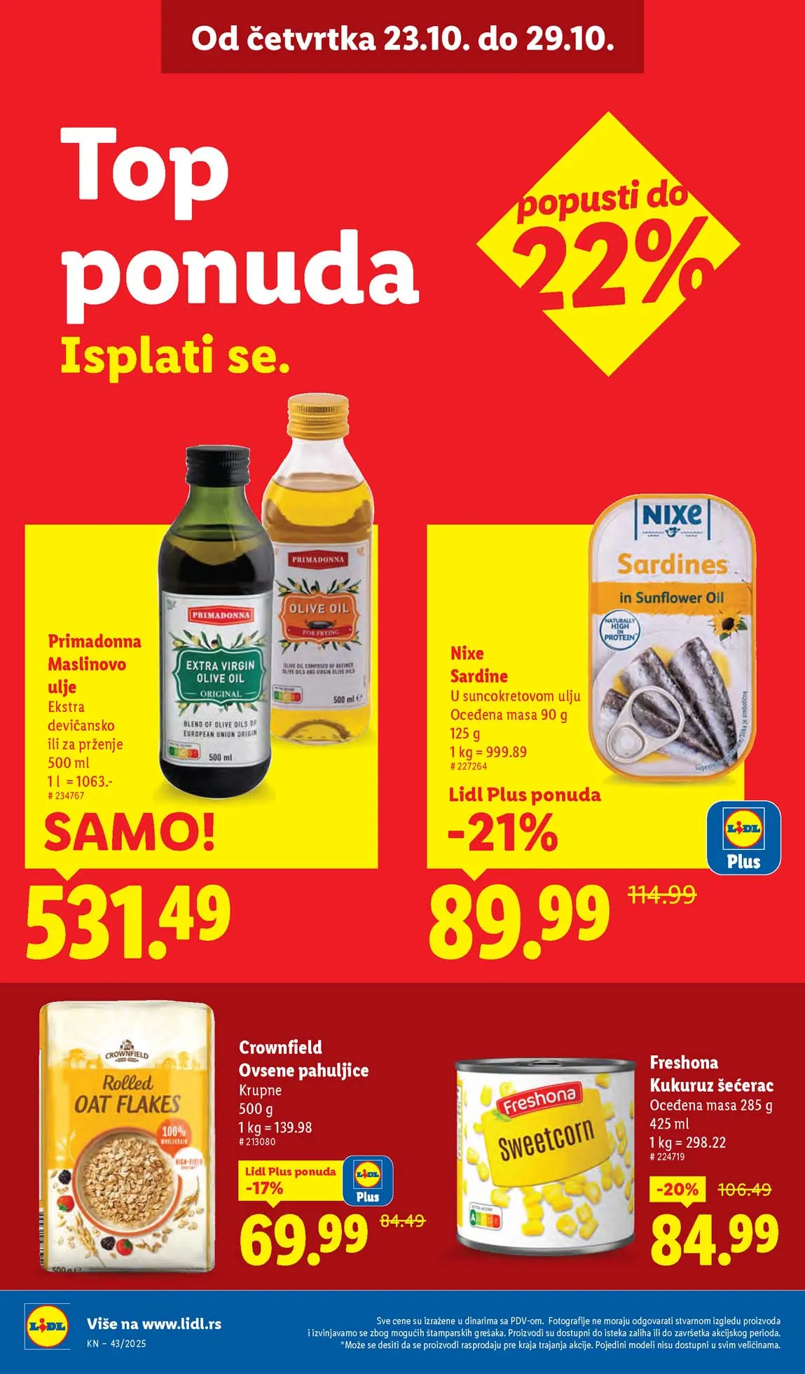 Lidl katalog sniženja Lidl akcija sniženja