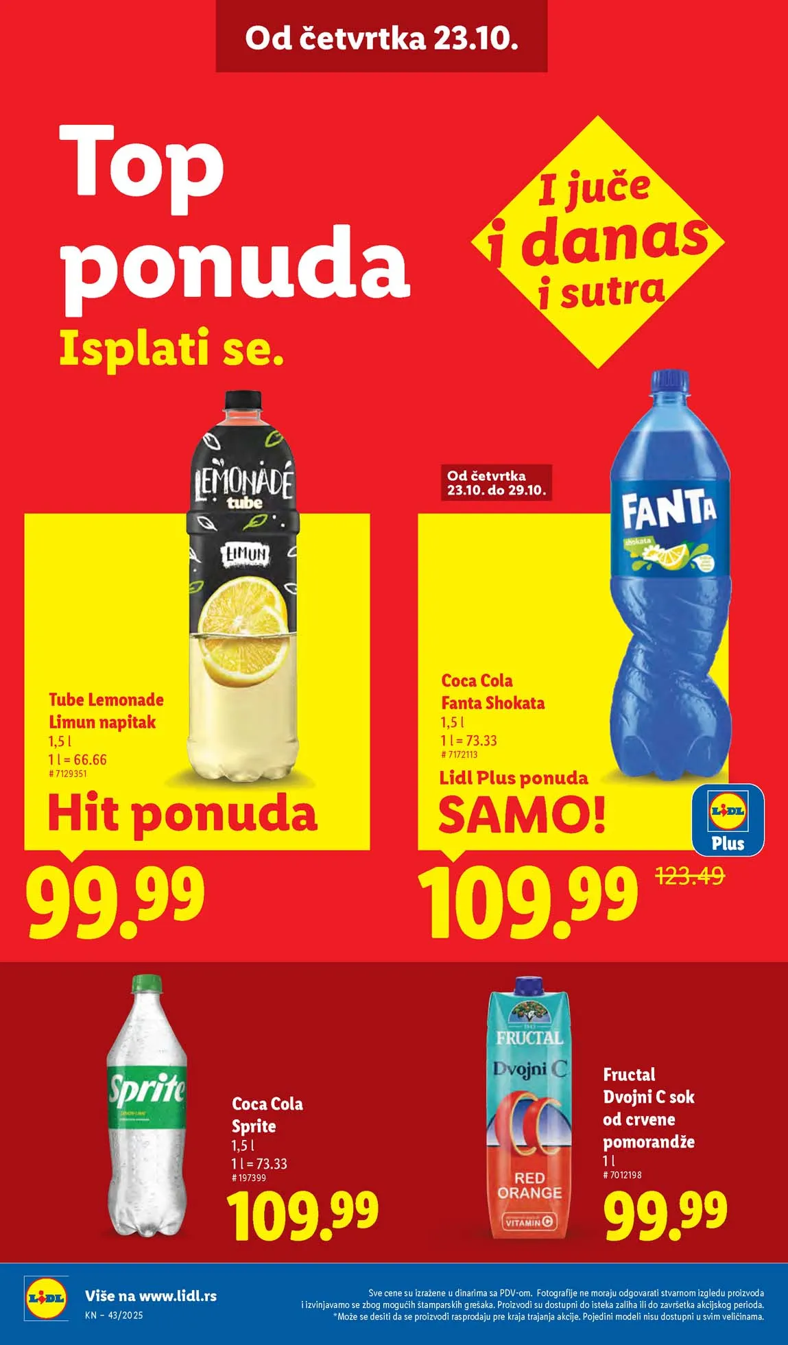 Lidl katalog sniženja Lidl akcija sniženja