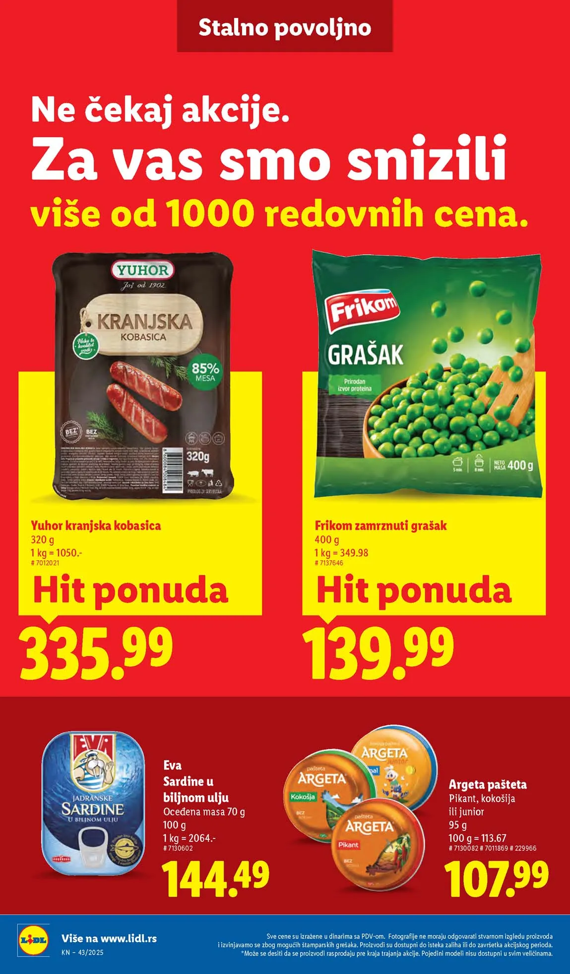 Lidl katalog sniženja Lidl akcija sniženja