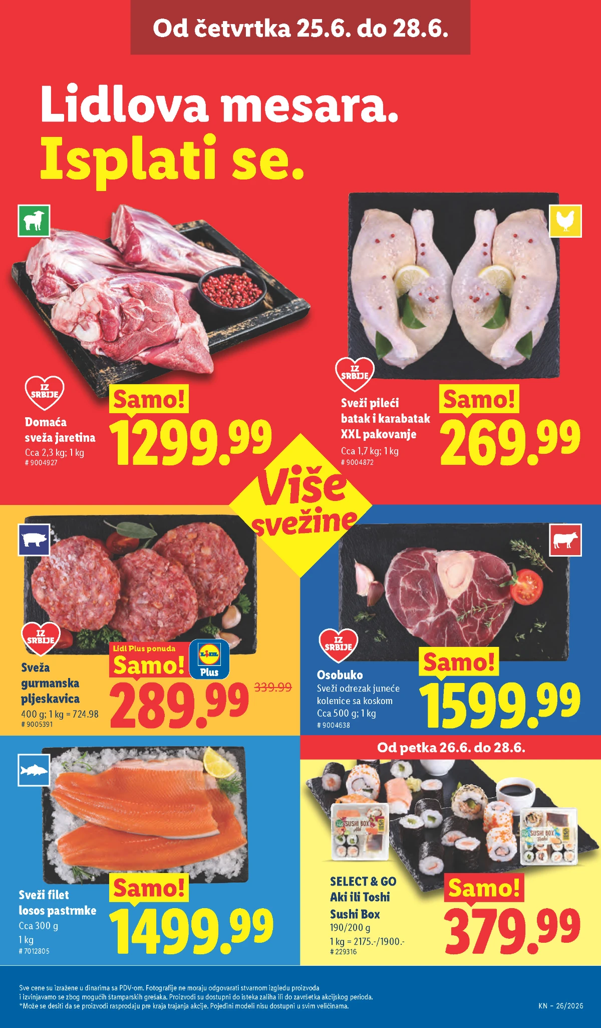 Lidl akcija na pića i osveženje Bezalkoholna pića, sokovi i proizvodi za osveženje na akciji u Lidl katalogu