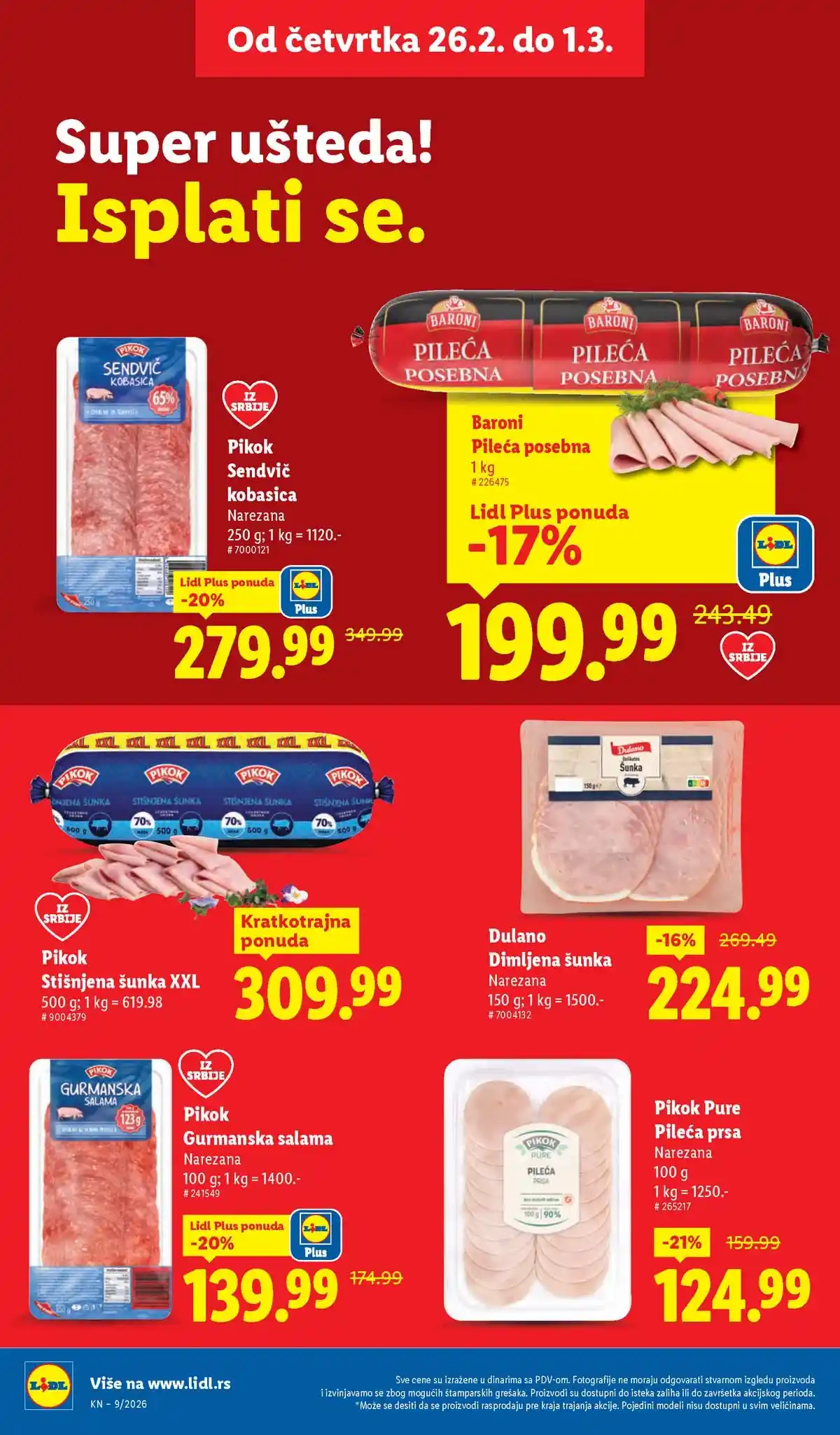 Katalog Lidl sniženja Katalozi Lidl kataloška ponuda