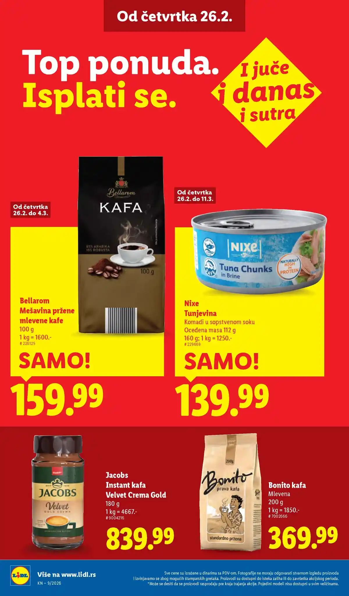 Katalog Lidl sniženja Katalozi Lidl kataloška ponuda