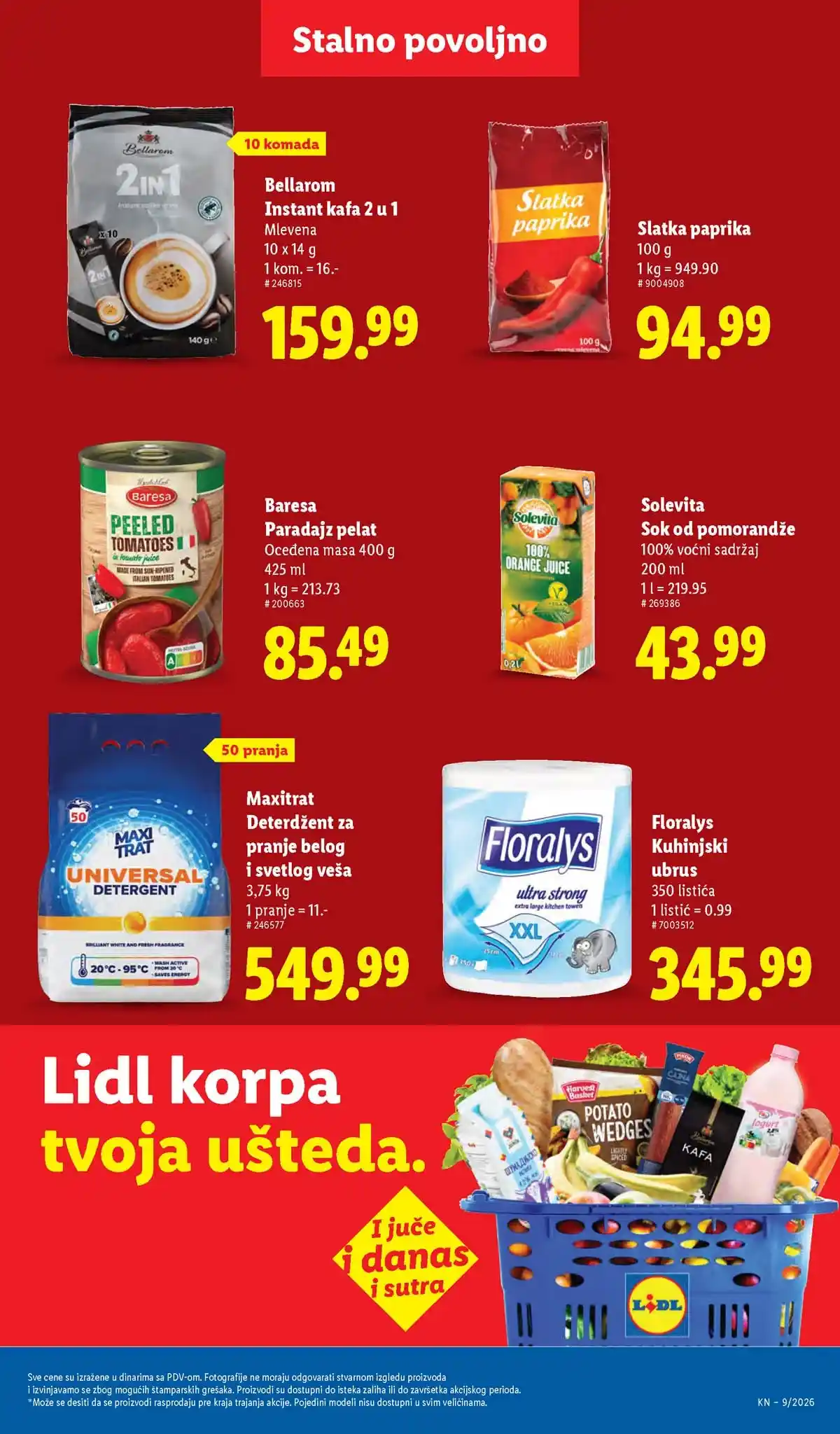 Katalog Lidl sniženja Katalozi Lidl kataloška ponuda