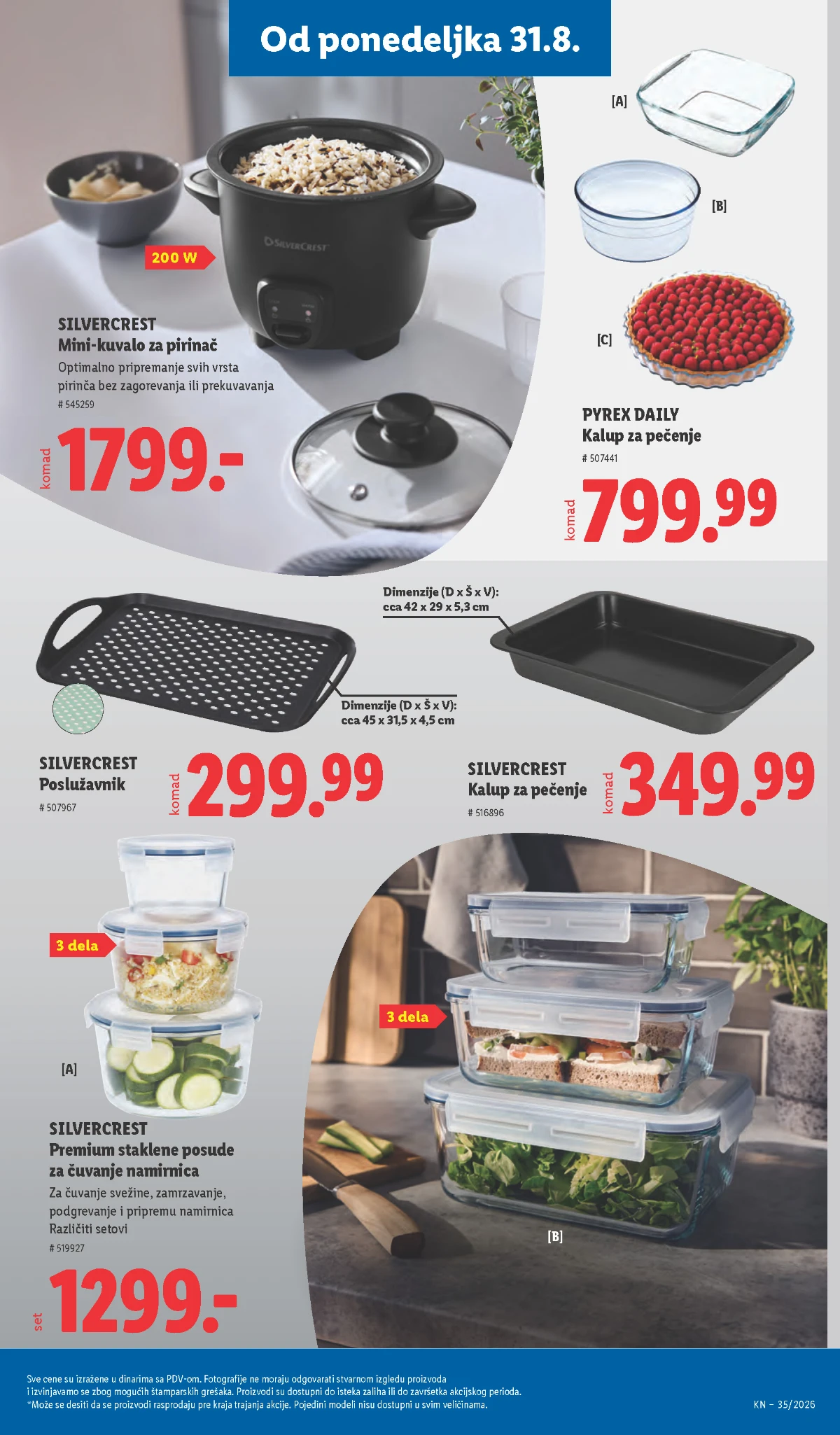 Lidl katalog strana 93 – Silvercrest mini kuvalo za pirinač i staklene posude