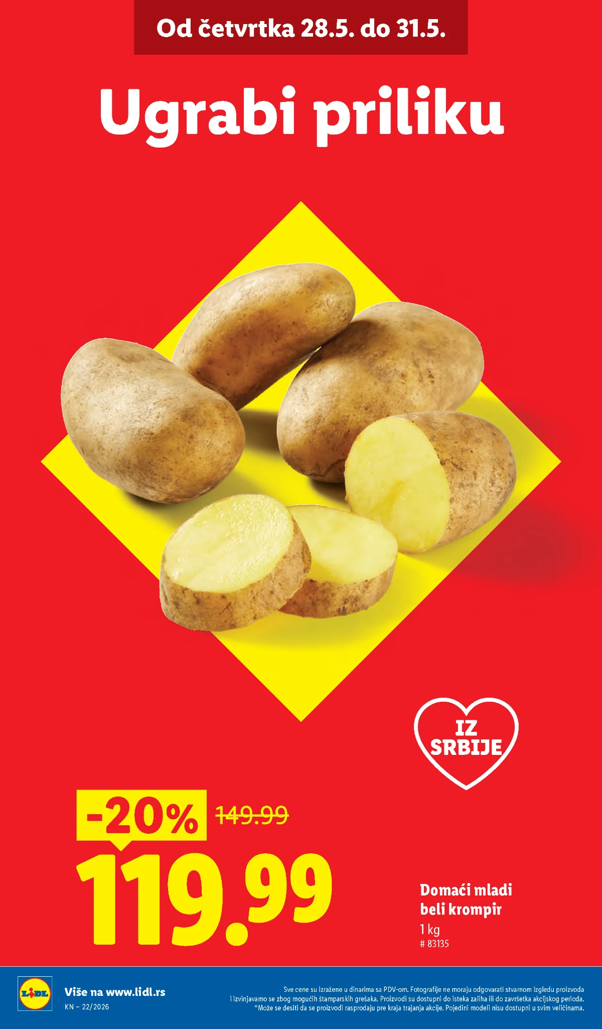 Lidl katalog strana 2 – akcijska ponuda od 28.05. do 03.06.2026 Lidl katalog strana 2 – akcijska ponuda od 28.05. do 03.06.2026