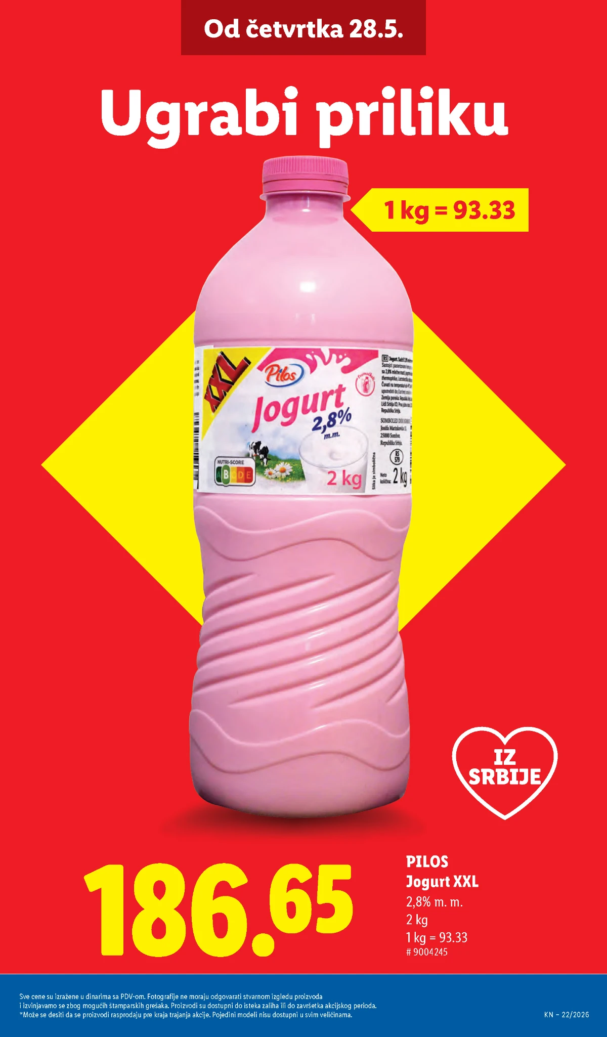 Lidl katalog strana 5 – akcijska ponuda od 28.05. do 03.06.2026 Lidl katalog strana 5 – Lidl akcija i sniženja od 28.05. do 03.06.2026