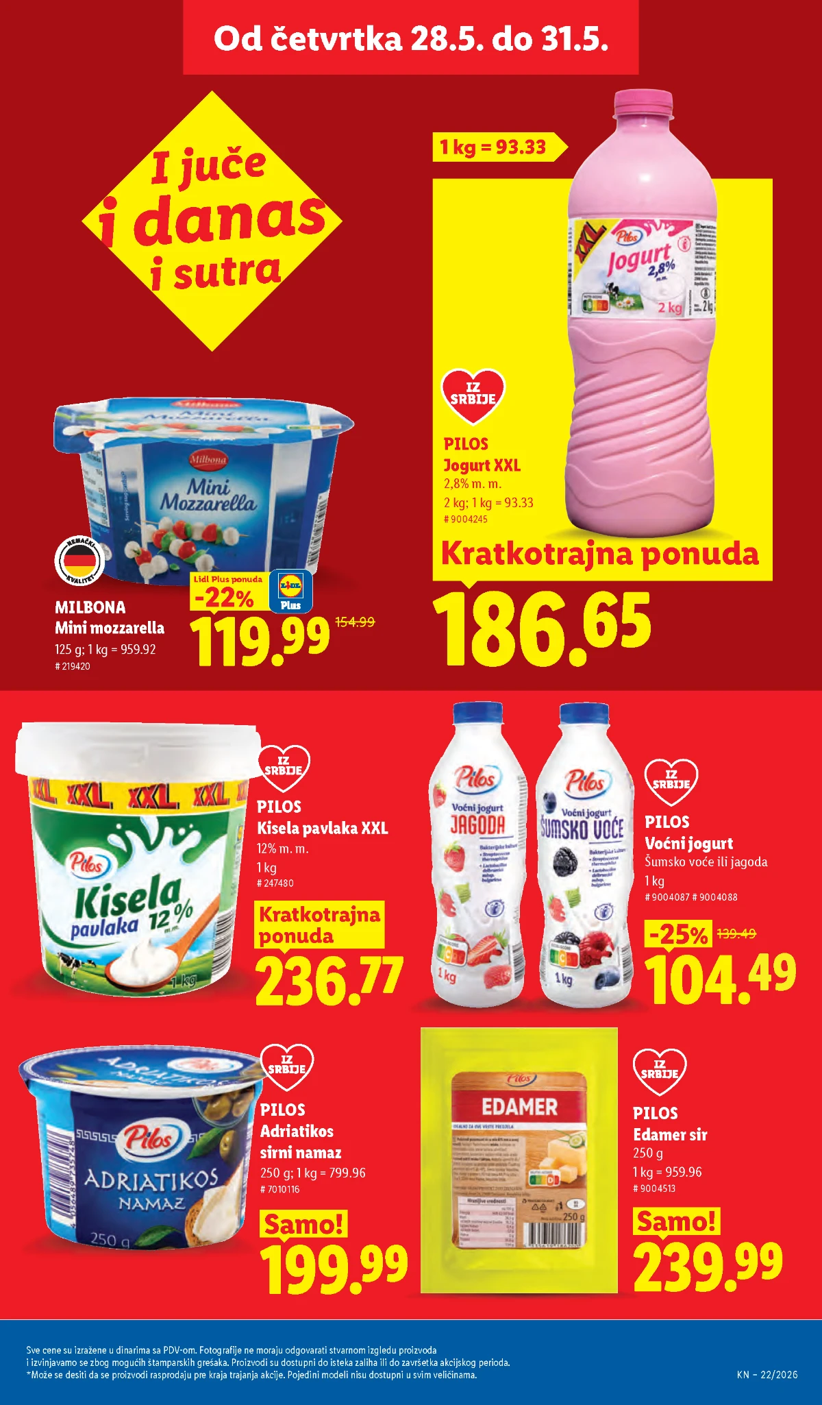 Lidl katalog strana 23 – akcijska ponuda od 28.05. do 03.06.2026 Lidl katalog strana 23 – Lidl katalog i nova sniženja