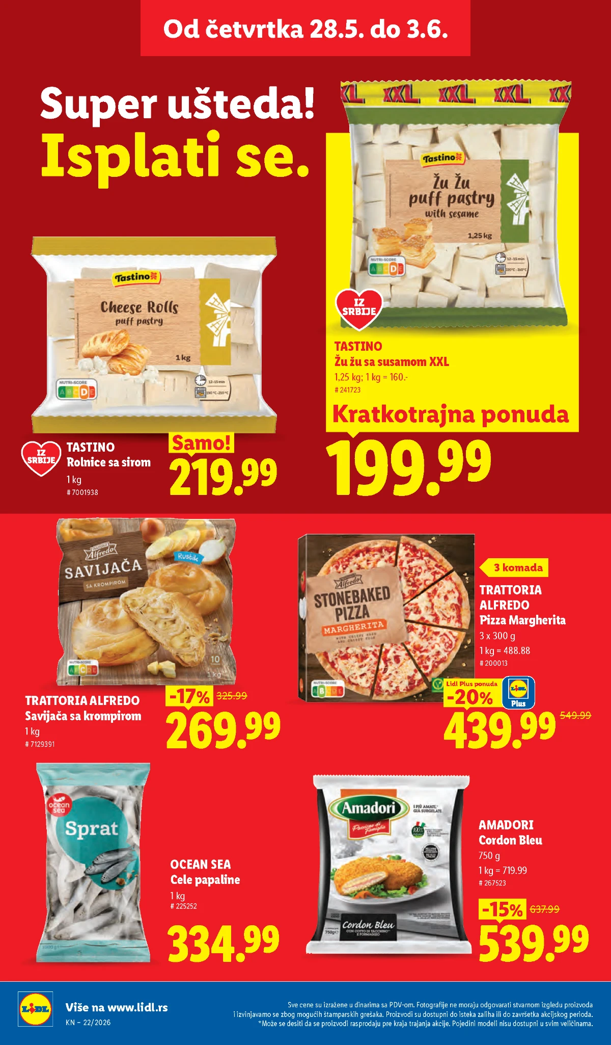 Lidl katalog strana 24 – akcijska ponuda od 28.05. do 03.06.2026 Lidl katalog strana 24 – Lidl proizvodi po akcijskim cenama