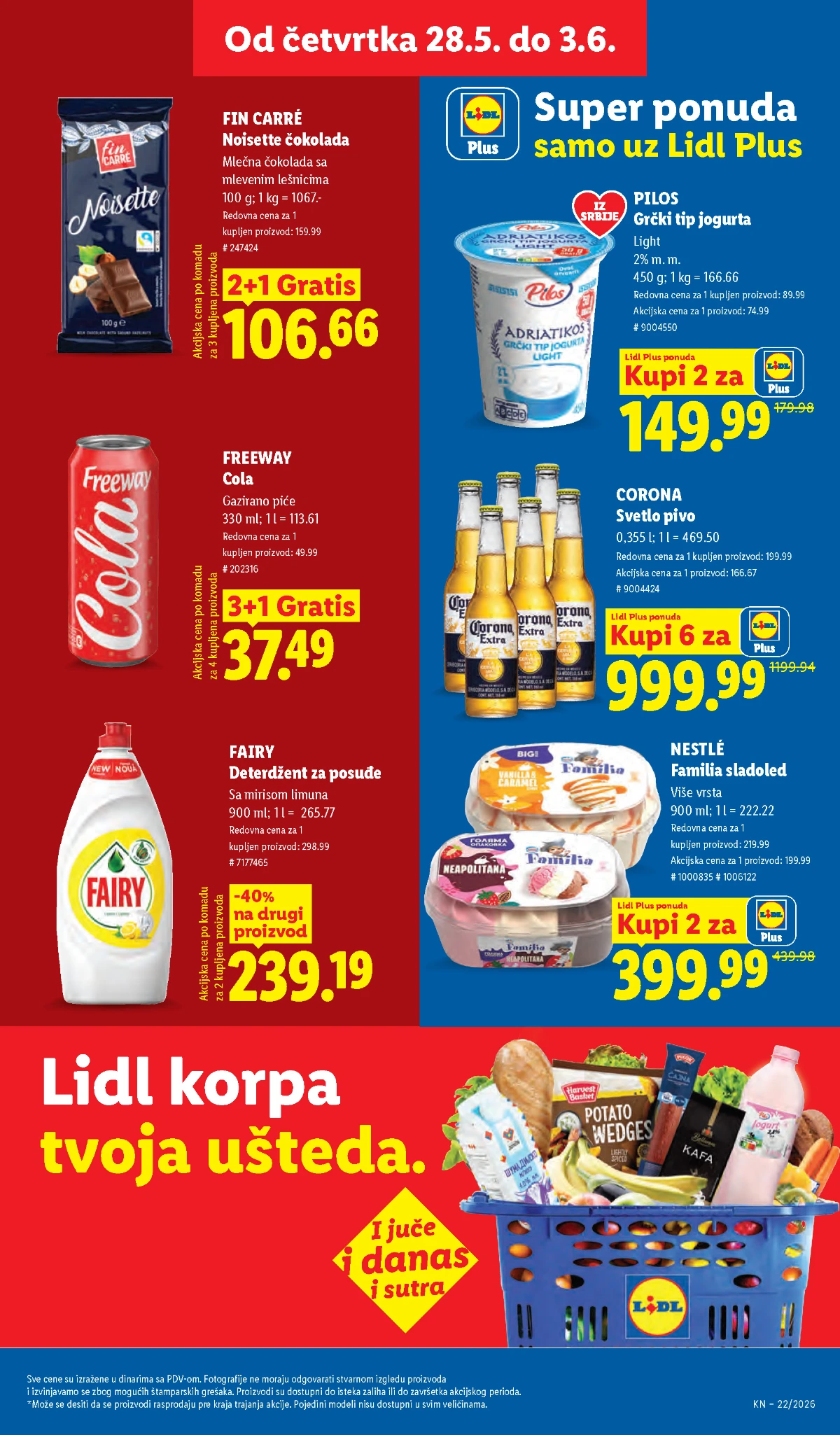 Lidl katalog strana 39 – akcijska ponuda od 28.05. do 03.06.2026 Lidl katalog strana 39 – Lidl ponude i akcije jun 2026