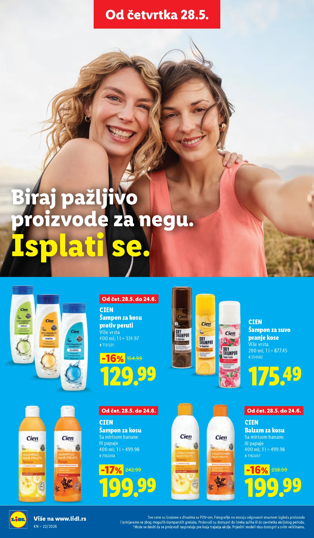 Lidl katalog strana 64 – akcijska ponuda od 28.05. do 03.06.2026 Lidl katalog strana 64 – Lidl akcija jun 2026