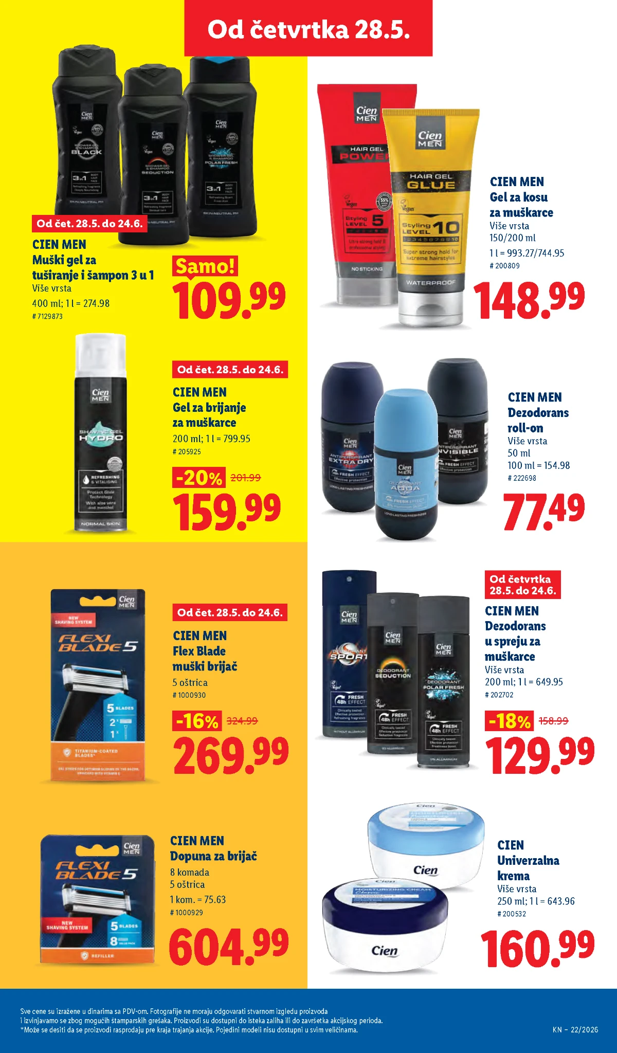 Lidl katalog strana 67 – akcijska ponuda od 28.05. do 03.06.2026 Lidl katalog strana 67 – Lidl proizvodi po akcijskim cenama