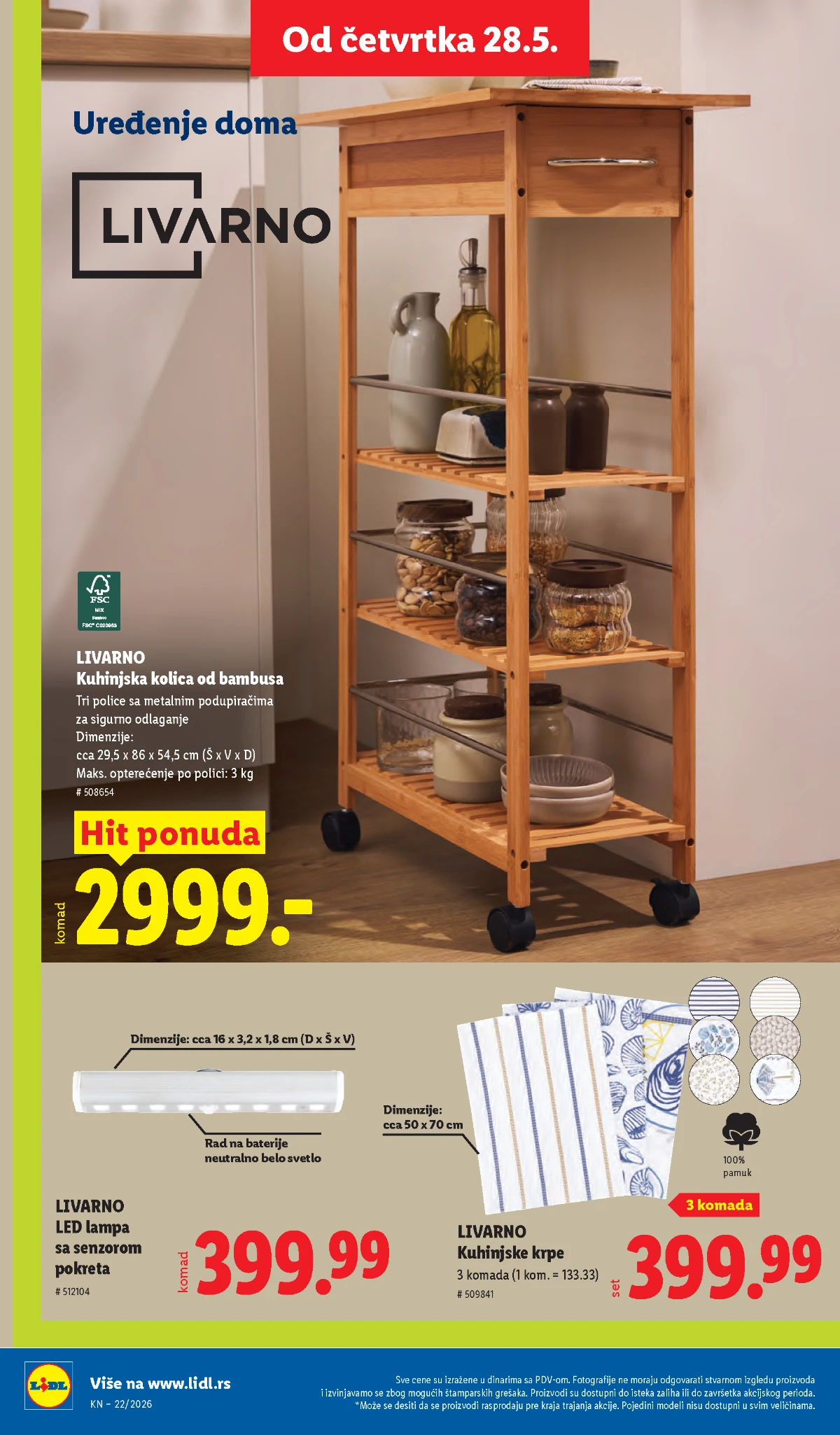 Lidl katalog strana 84 – akcijska ponuda od 28.05. do 03.06.2026 Lidl katalog strana 84 – Lidl akcija jun 2026