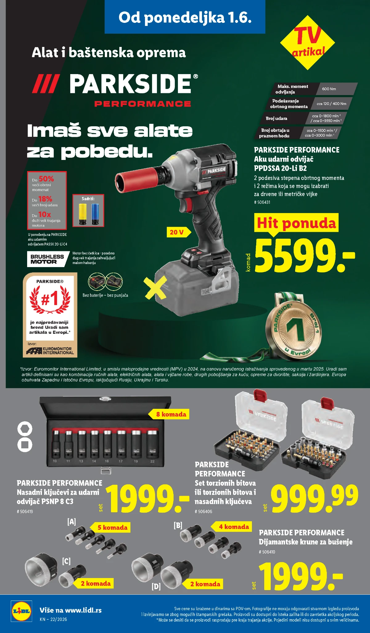 Lidl katalog strana 86 – akcijska ponuda od 28.05. do 03.06.2026 Lidl katalog strana 86 – Lidl akcije i sniženja početkom juna 2026