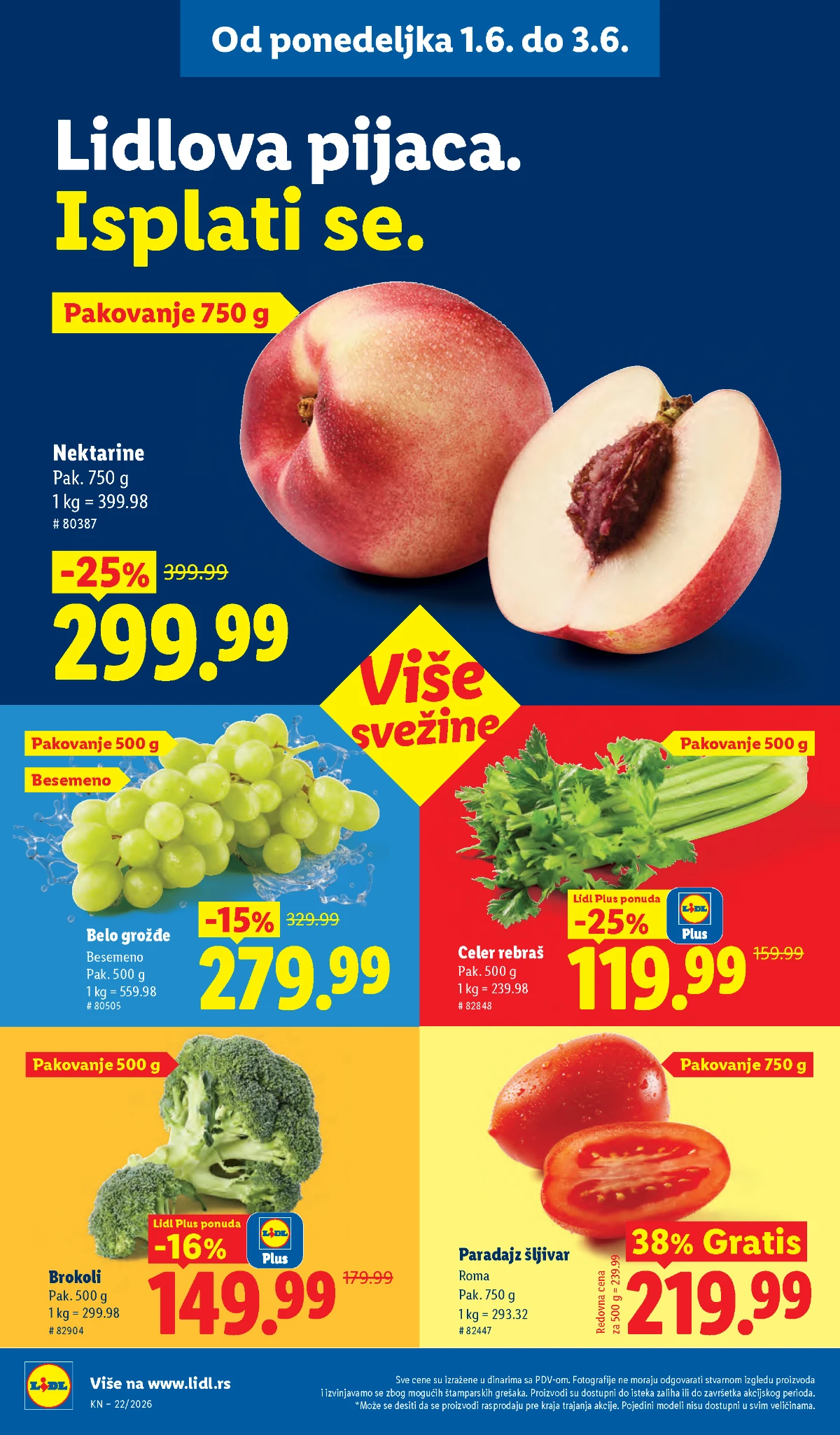 Lidl katalog strana 96 – akcijska ponuda od 28.05. do 03.06.2026 Lidl katalog strana 96 – Lidl akcije i sniženja početkom juna 2026