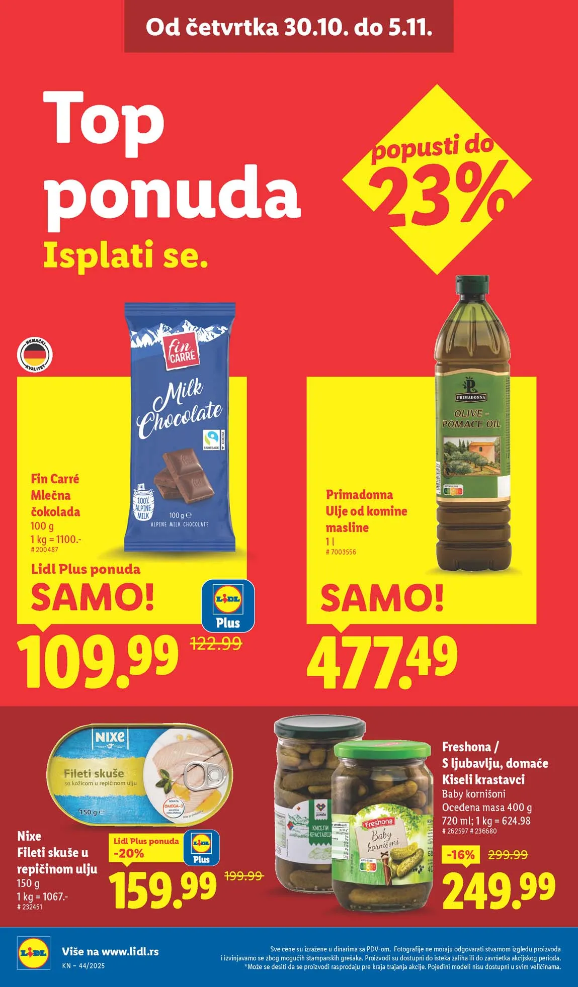 Lidl katalog sniženja Lidl akcija sniženja