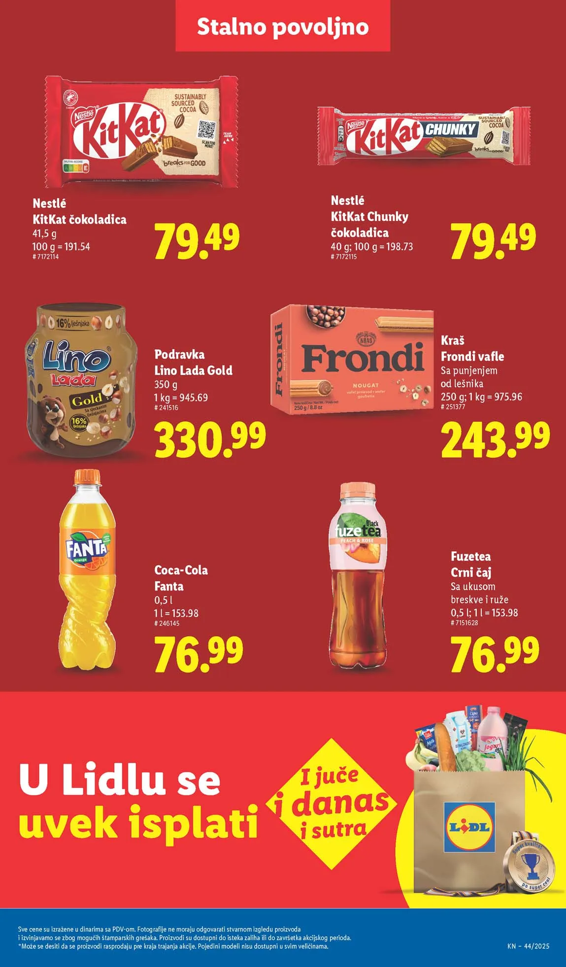 Lidl katalog sniženja Lidl akcija sniženja