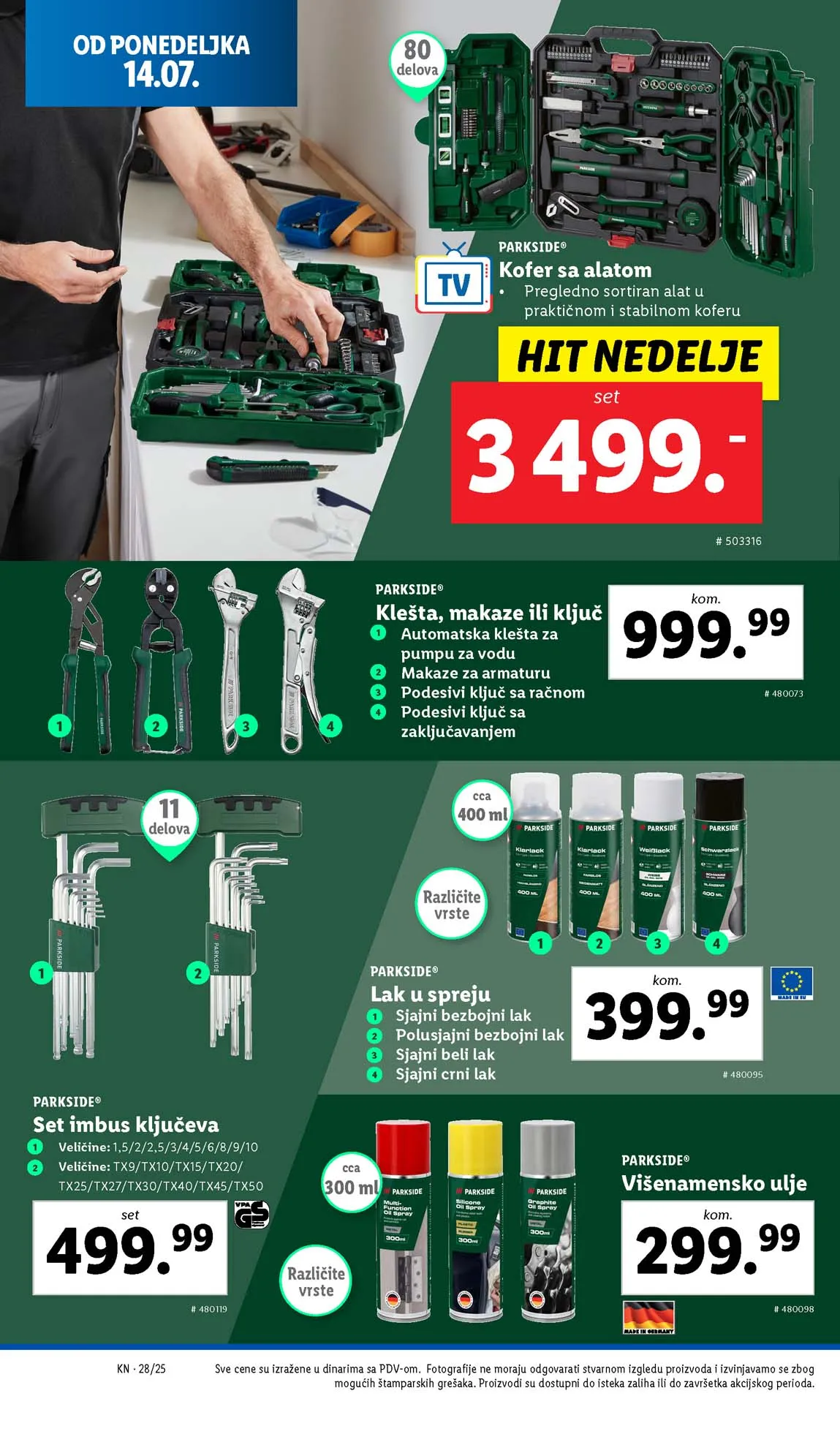 Katalozi Lidl kataloška ponuda