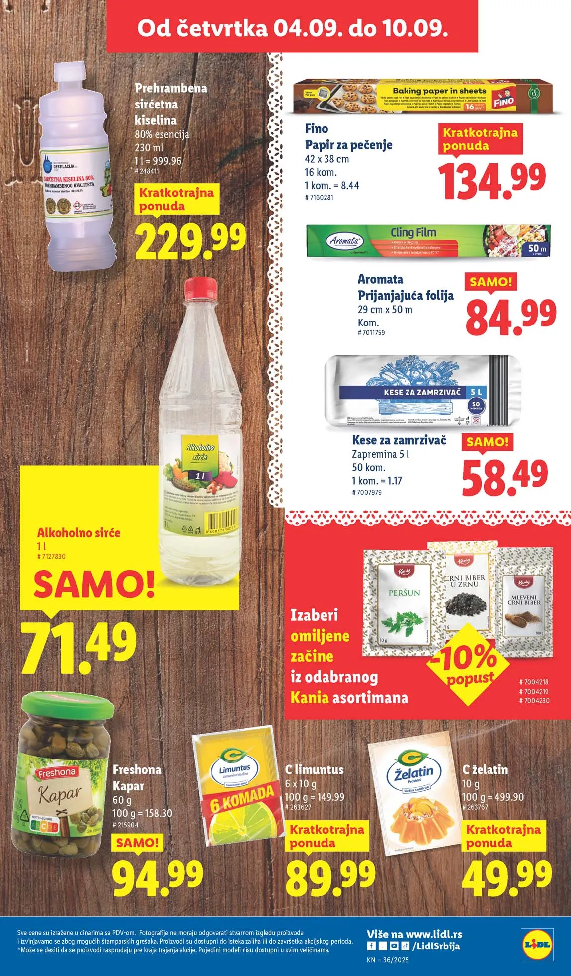 Katalozi Lidl kataloška ponuda