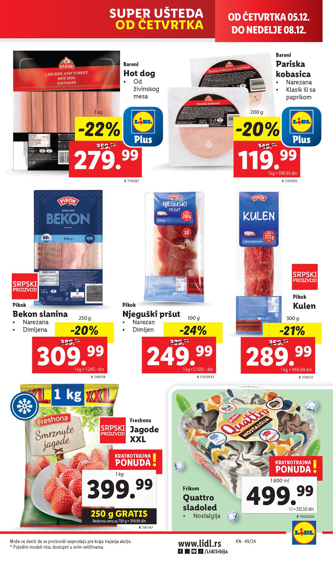 Katalozi Lidl kataloška ponuda