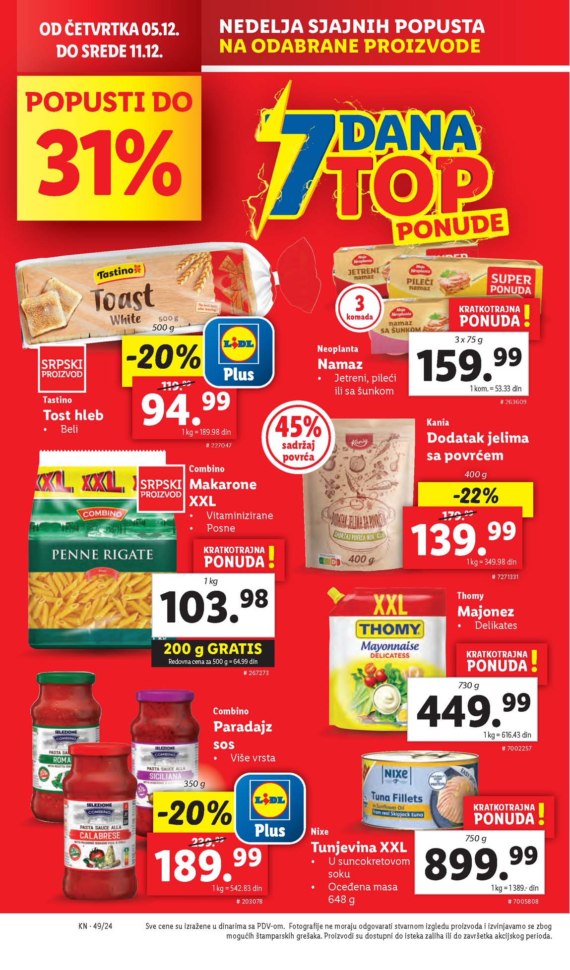 Katalozi Lidl kataloška ponuda