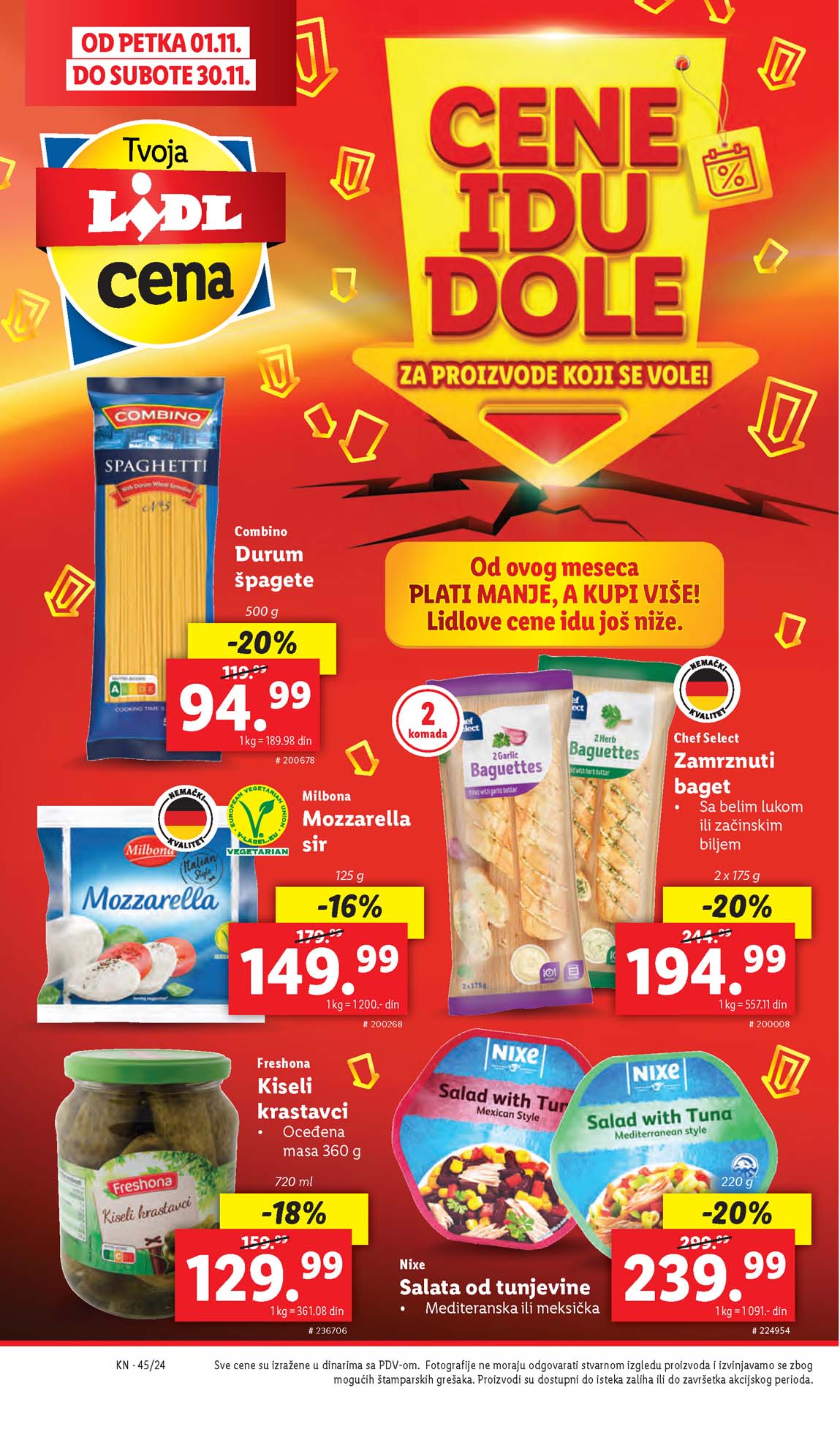 Katalozi Lidl kataloška ponuda