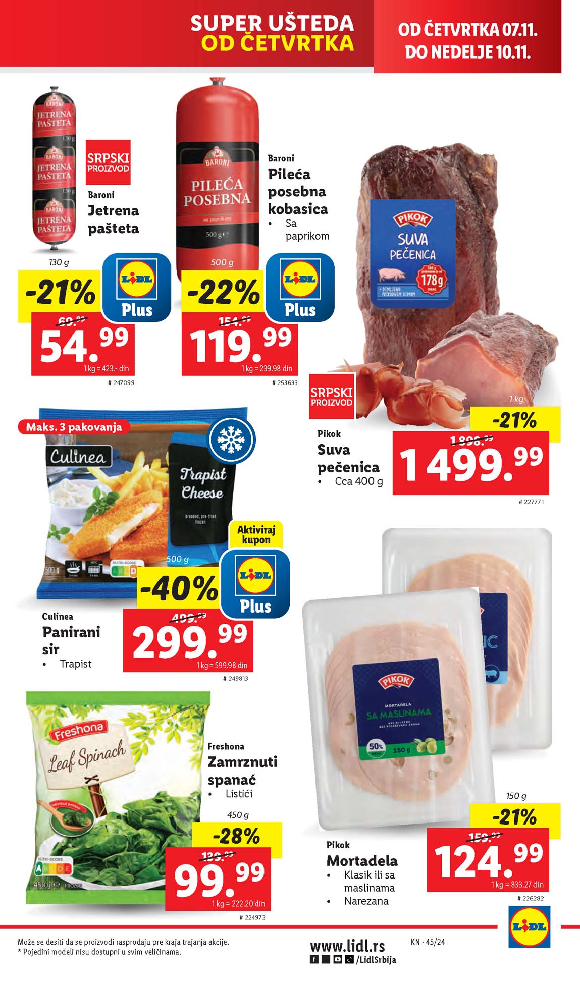 Katalozi Lidl kataloška ponuda