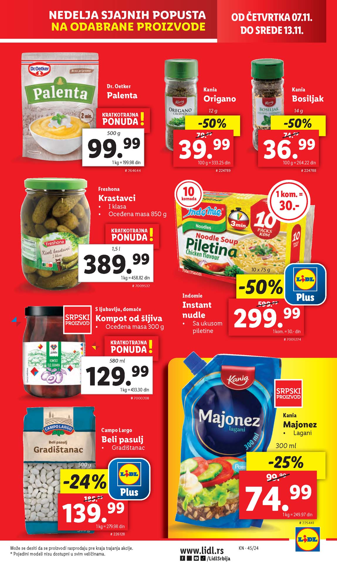 Katalozi Lidl kataloška ponuda